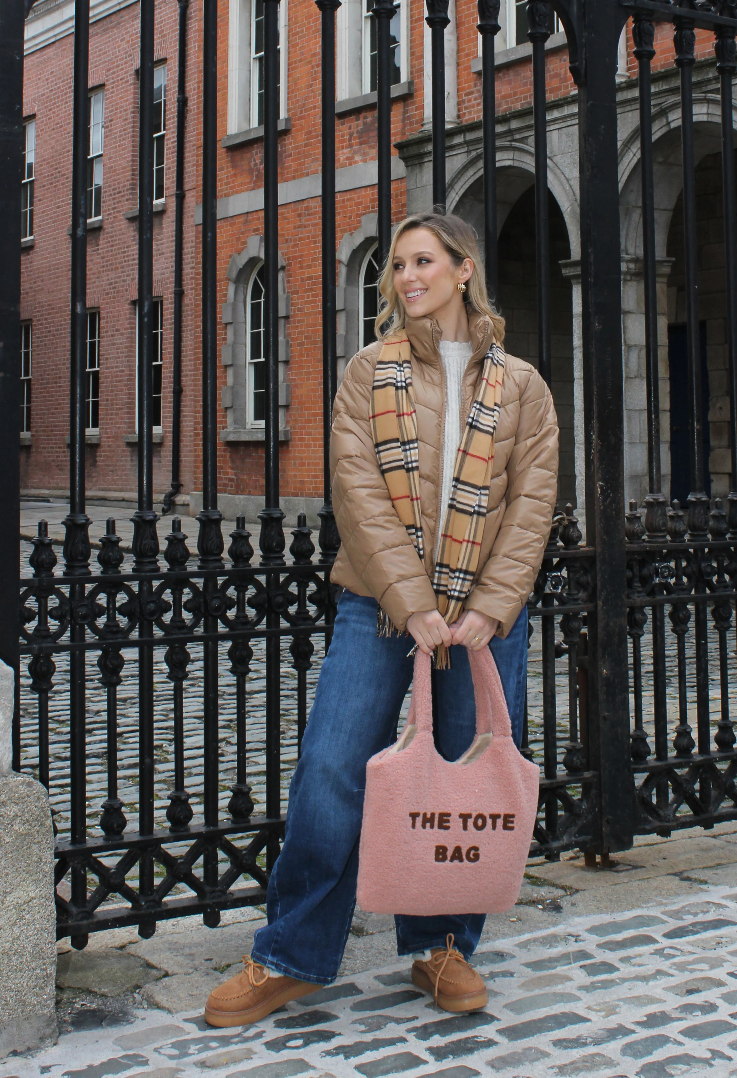 Soft Check Scarf - Image 3