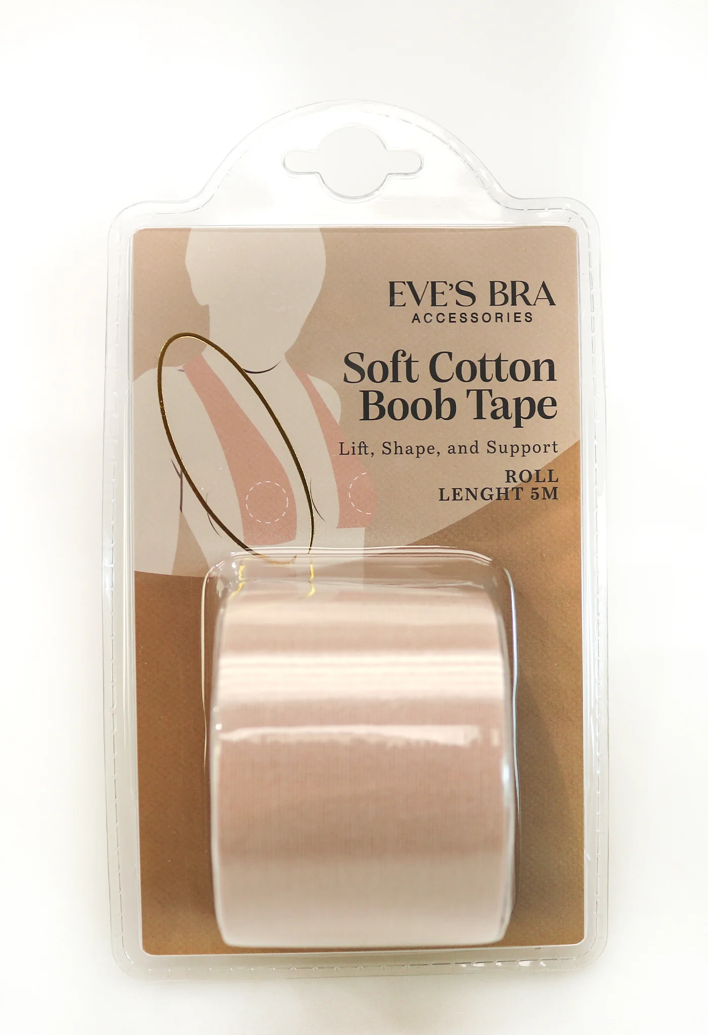 Soft cotton boob tape