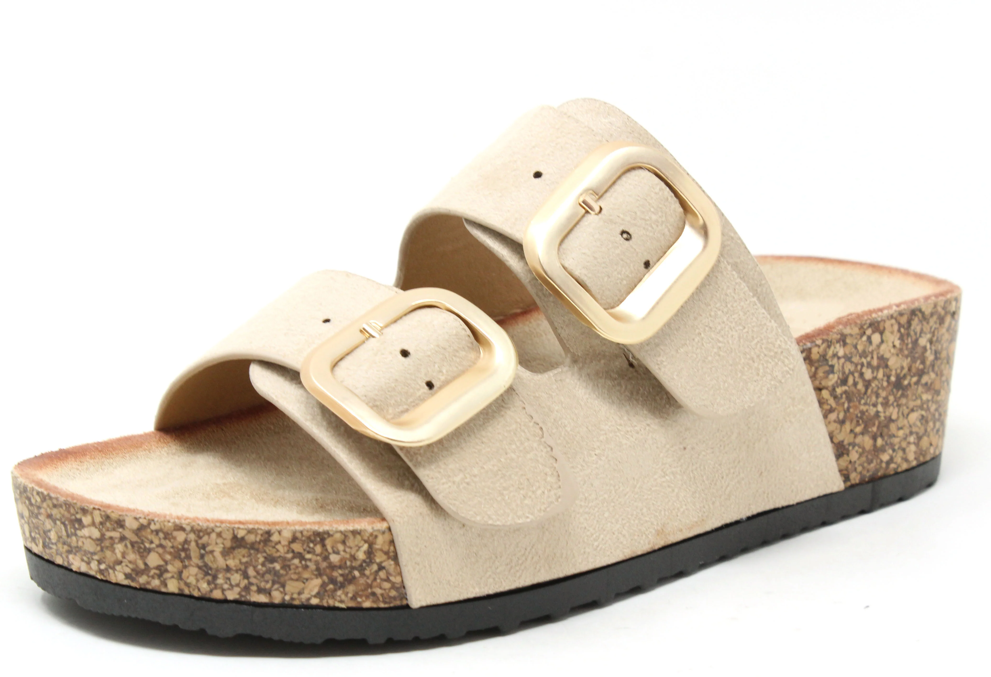 Soft Gold Buckle Sandal - Image 2