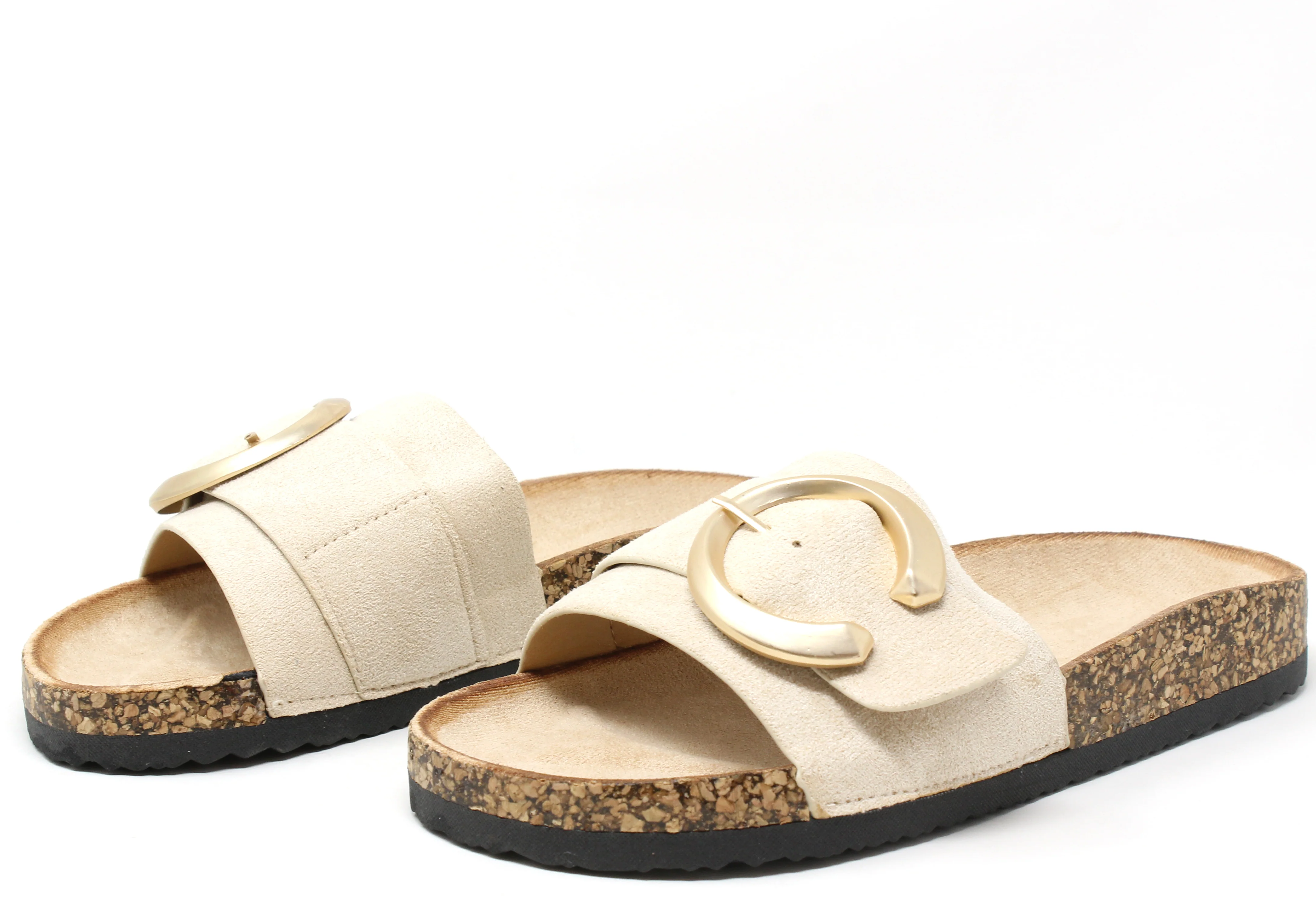 Soft Gold Buckle Slides - Image 3