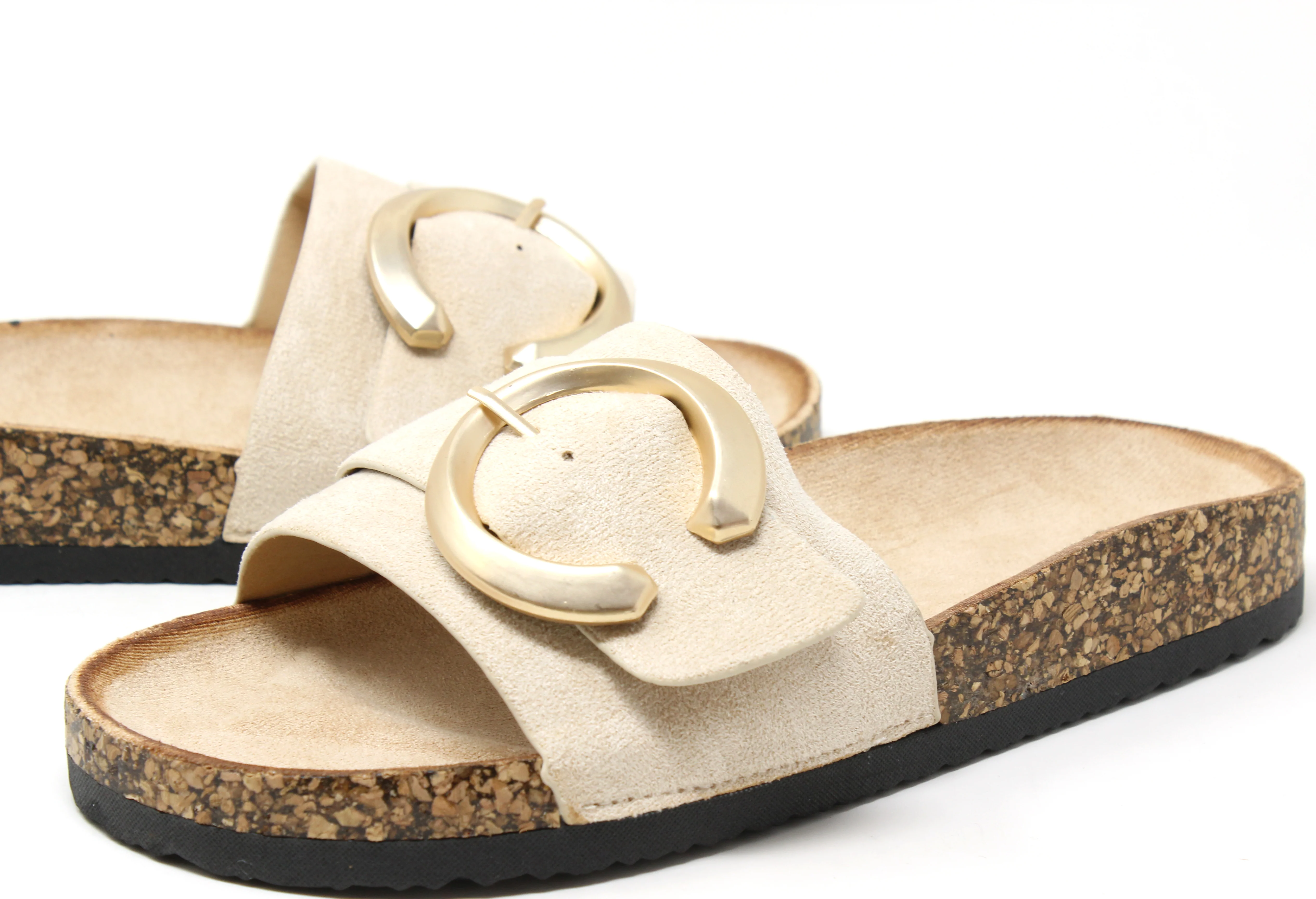 Soft Gold Buckle Slides - Image 4