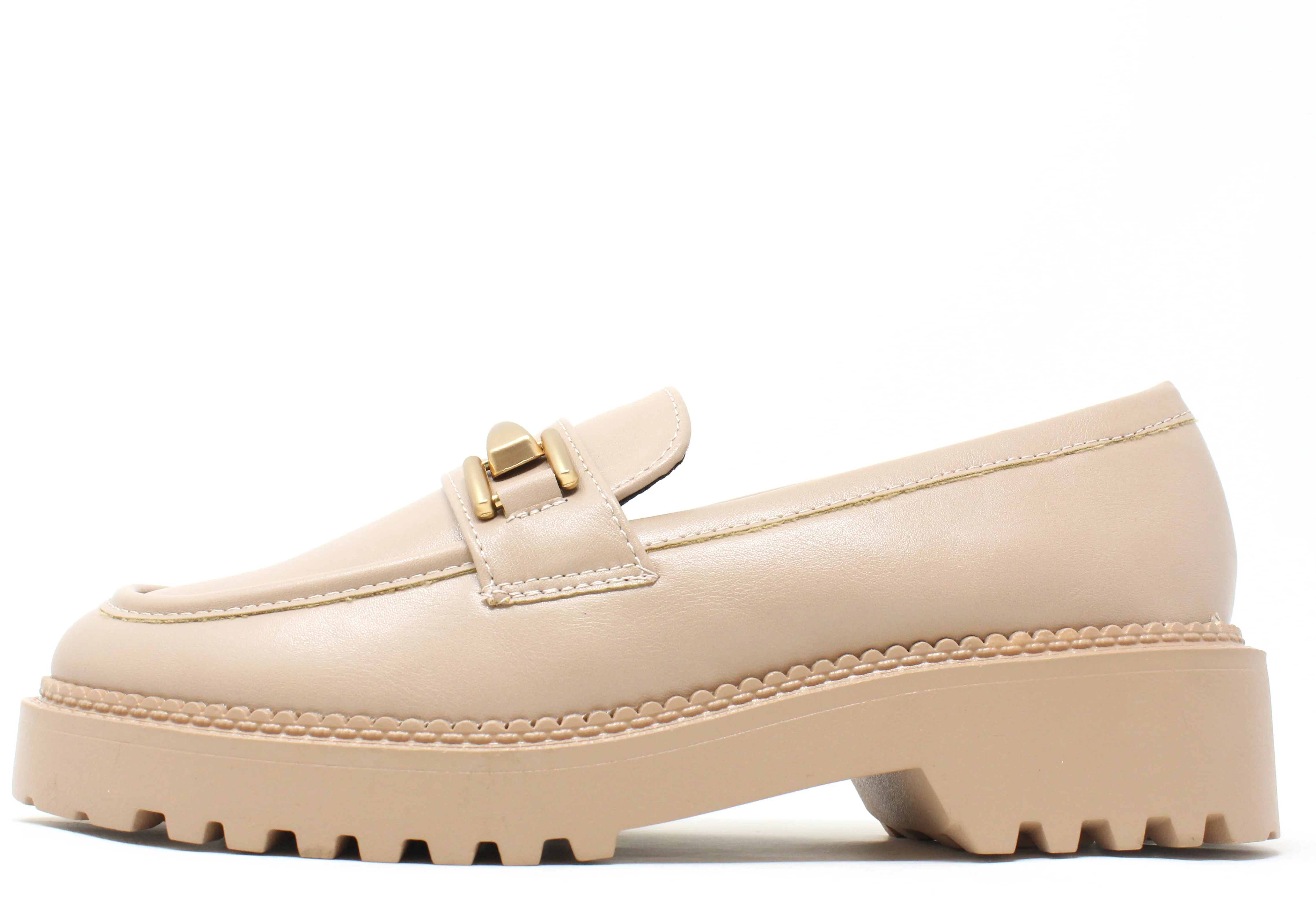 Soft Gold Buckled Loafer - Image 12