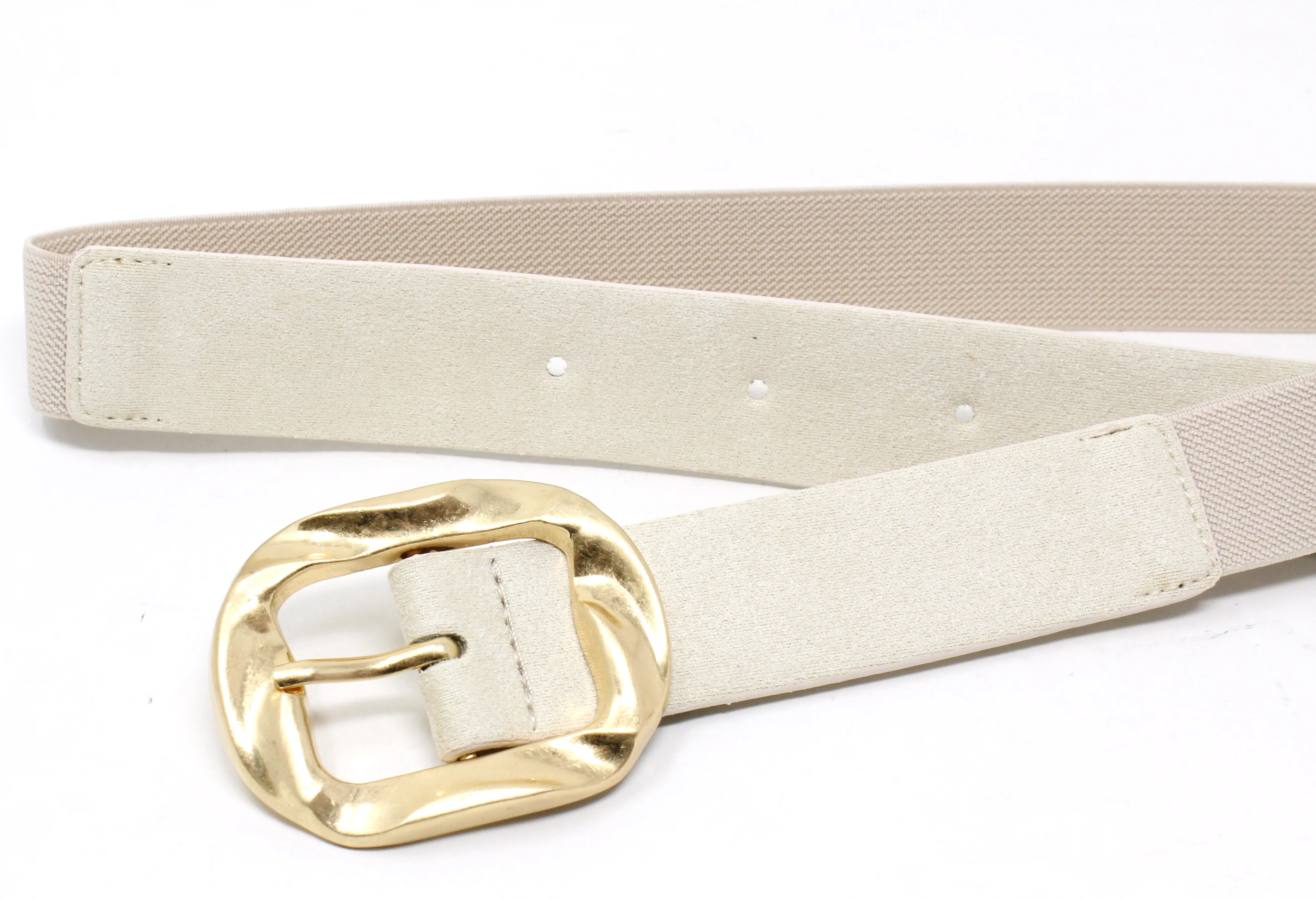 Soft Gold Elasticated Belt - Image 3