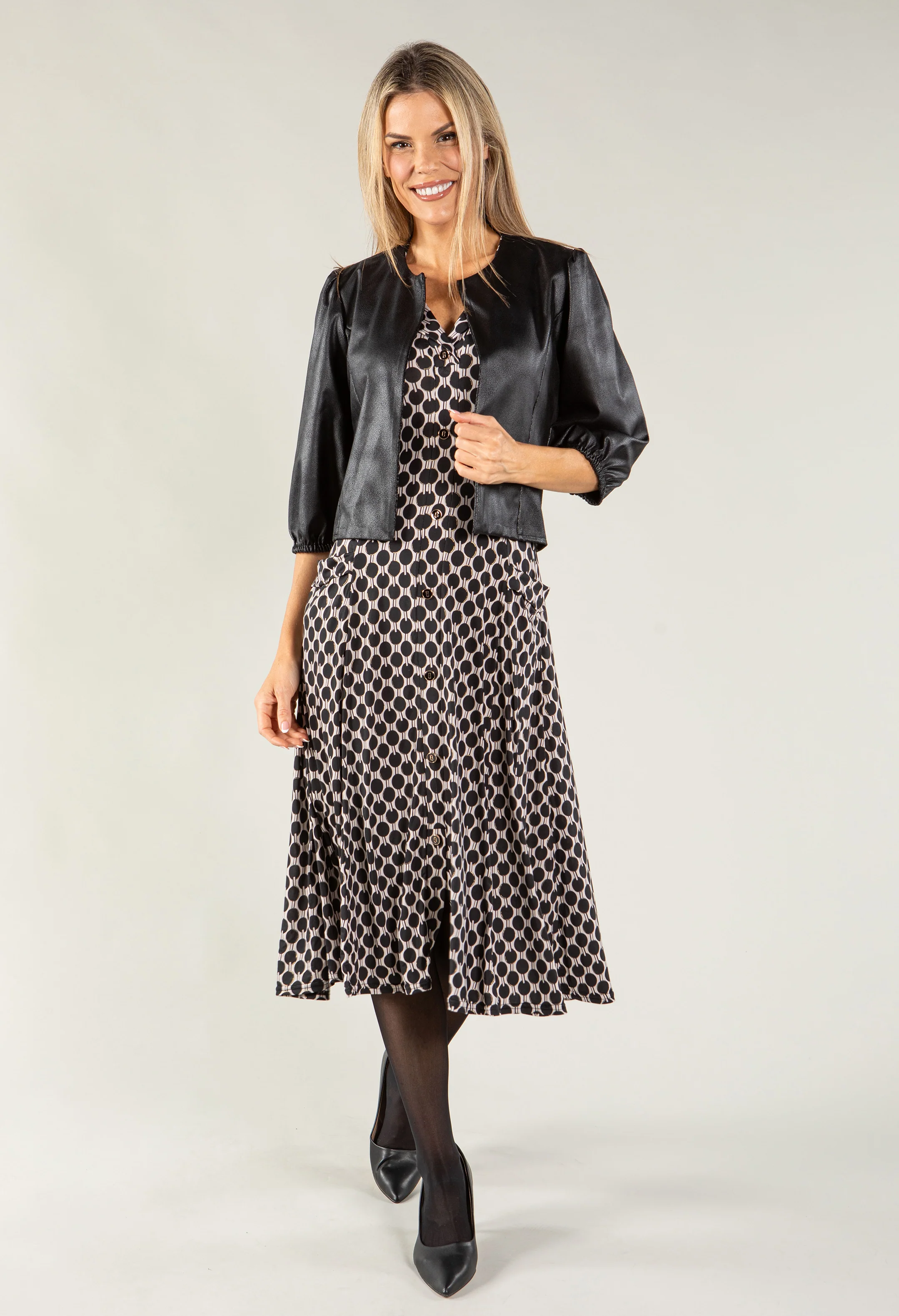 Soft Leather Feel Jacket - Image 6
