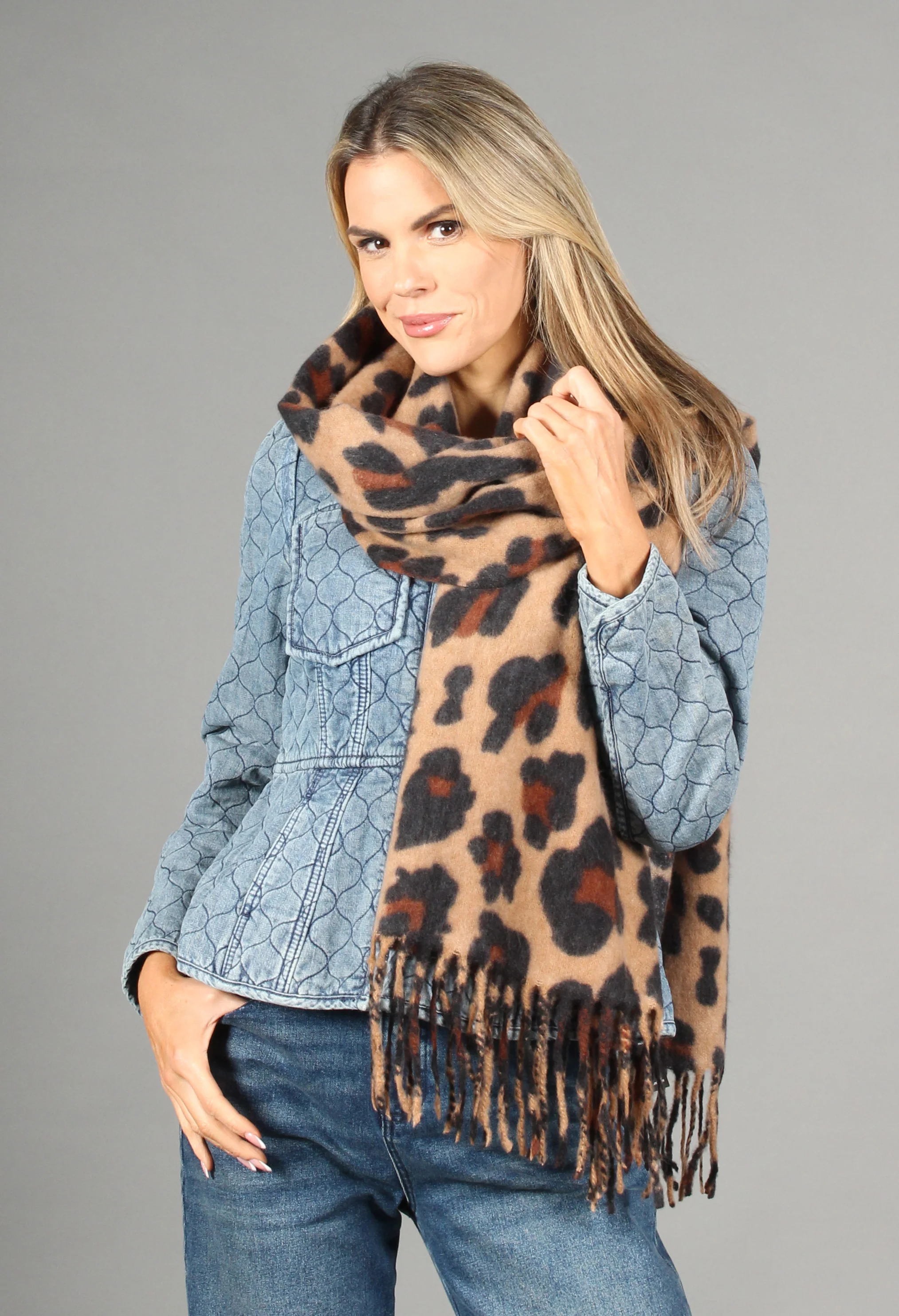 Soft Leopard Scarf - Image 6