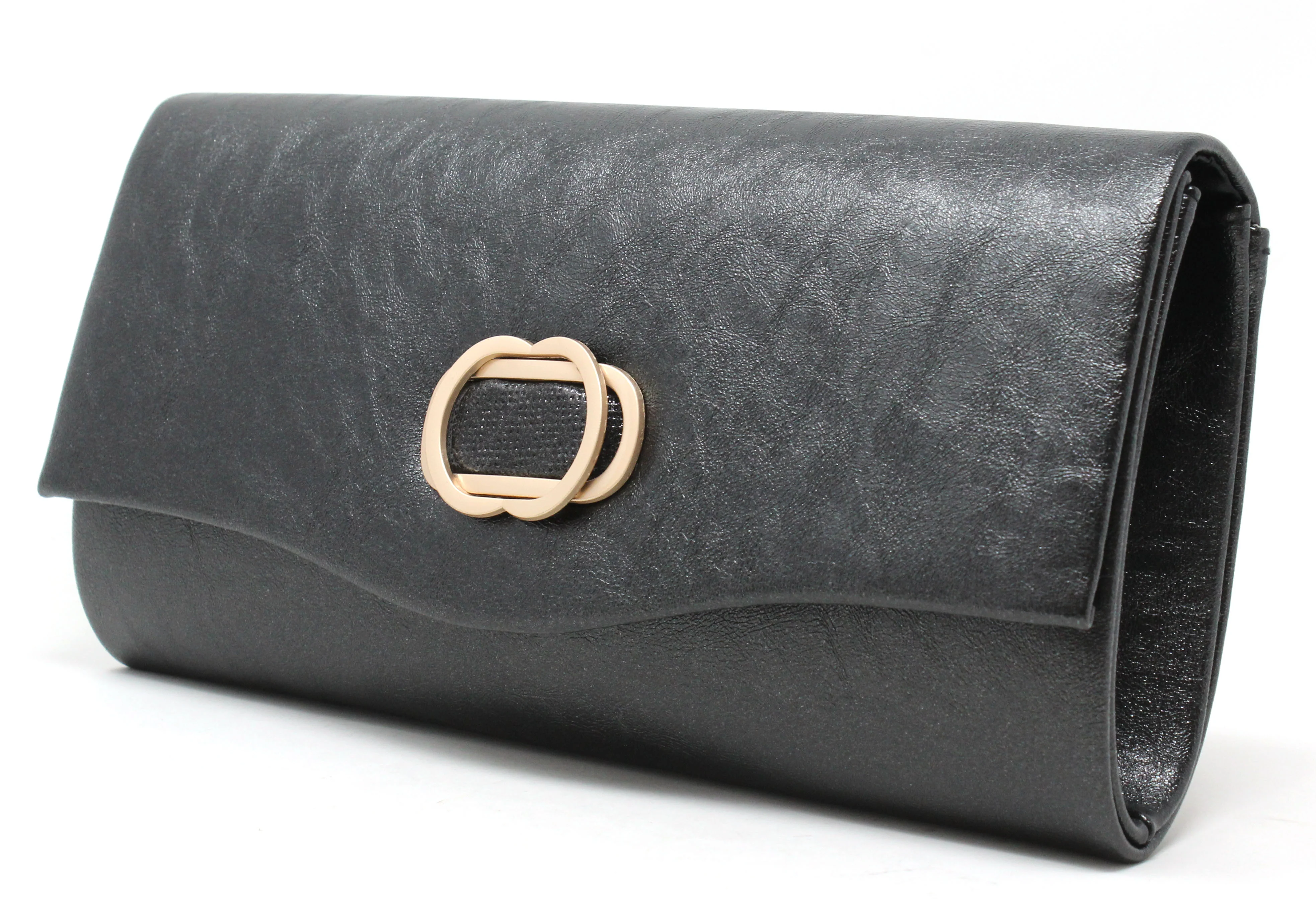 Soft Metallic Clutch Bag