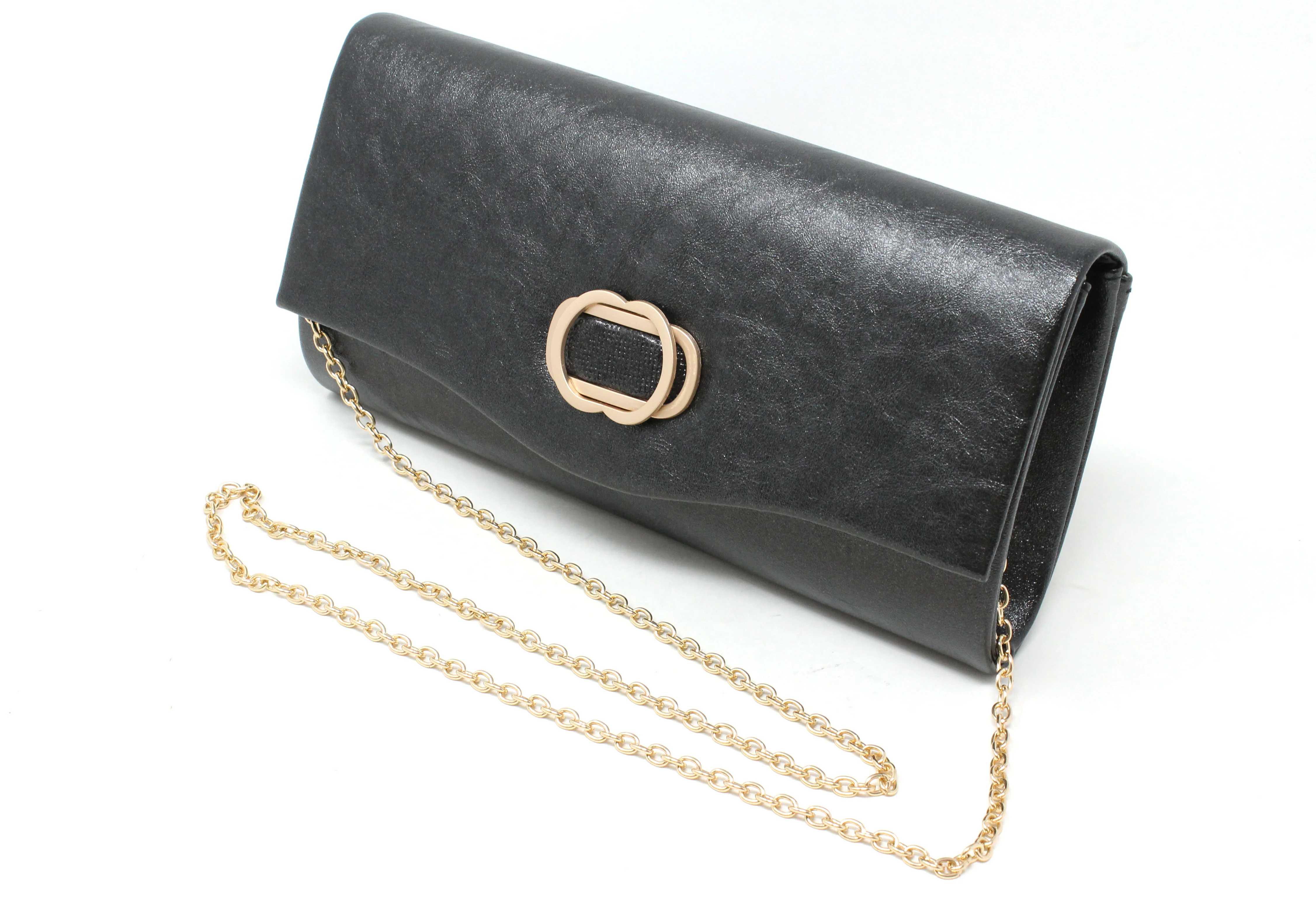 Soft Metallic Clutch Bag - Image 3