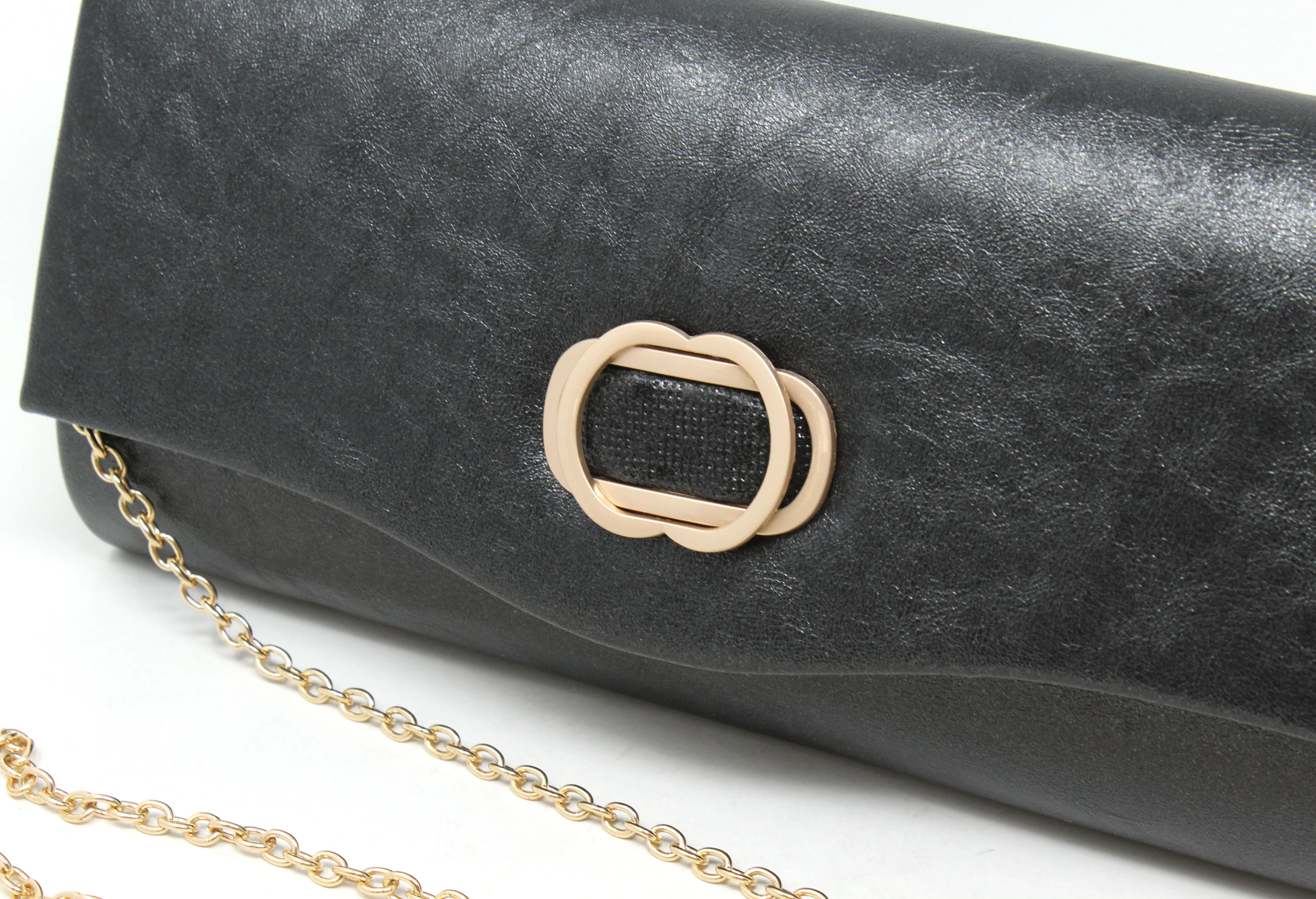 Soft Metallic Clutch Bag - Image 4