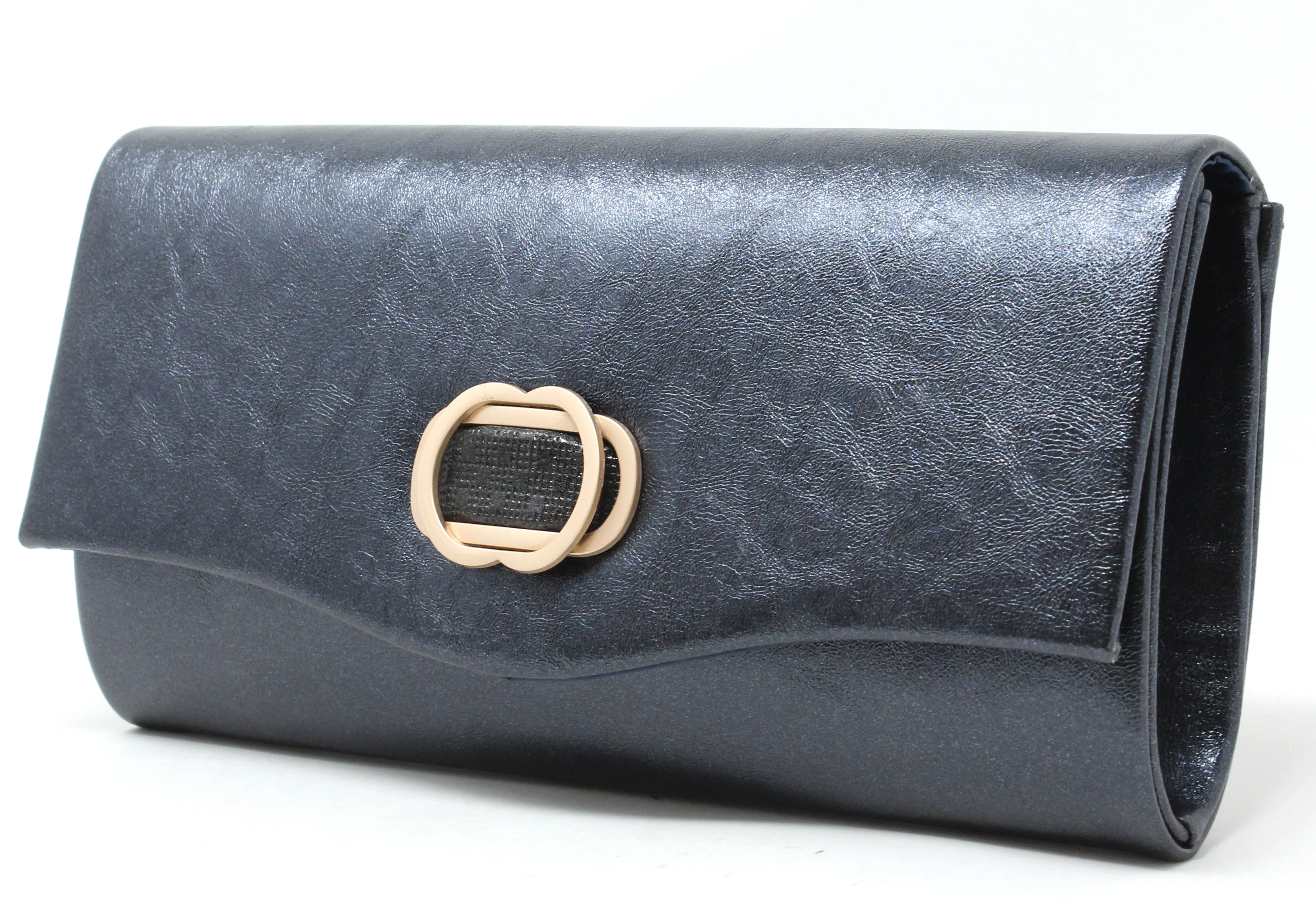 Soft Metallic Clutch Bag - Image 6