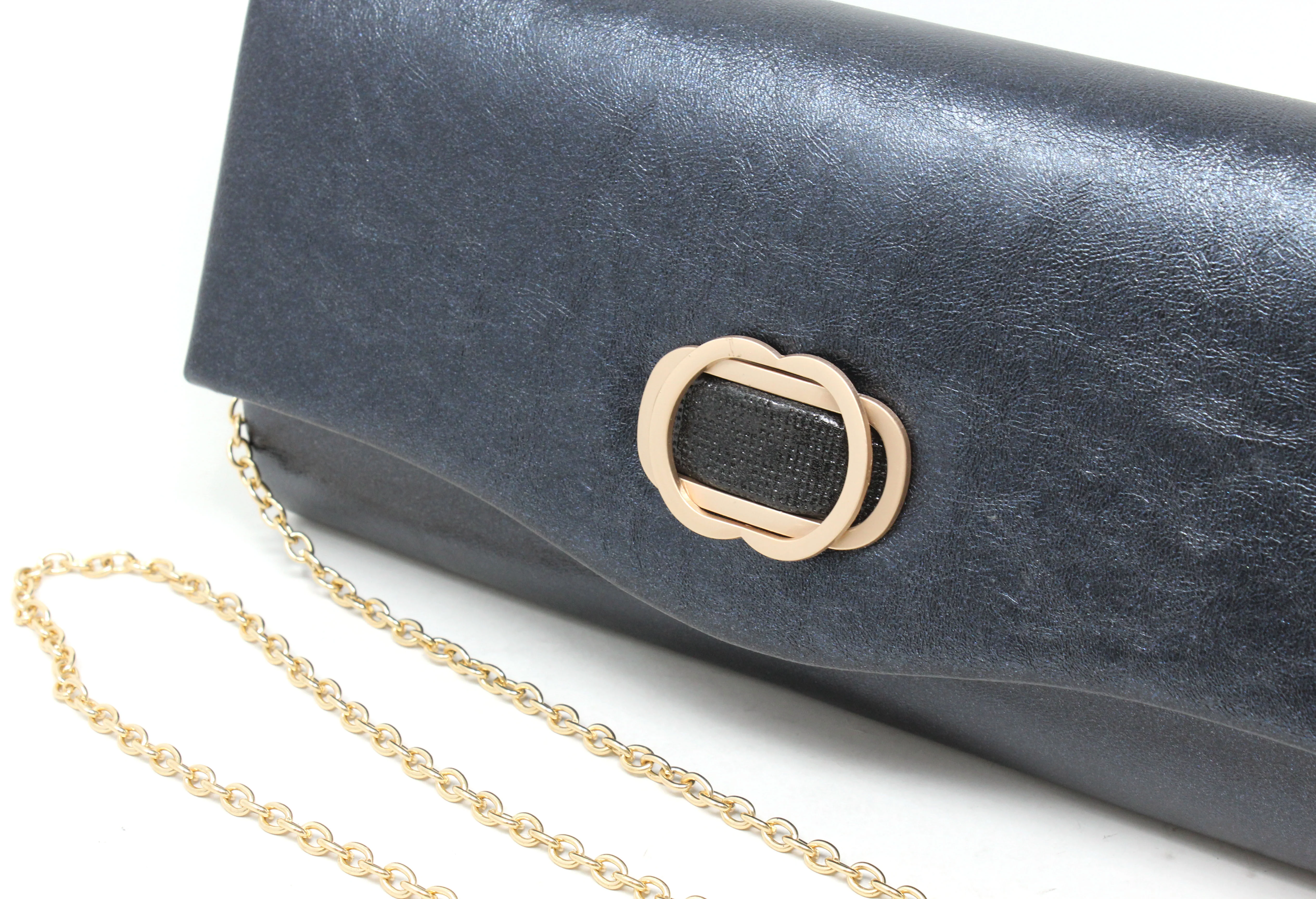 Soft Metallic Clutch Bag - Image 9