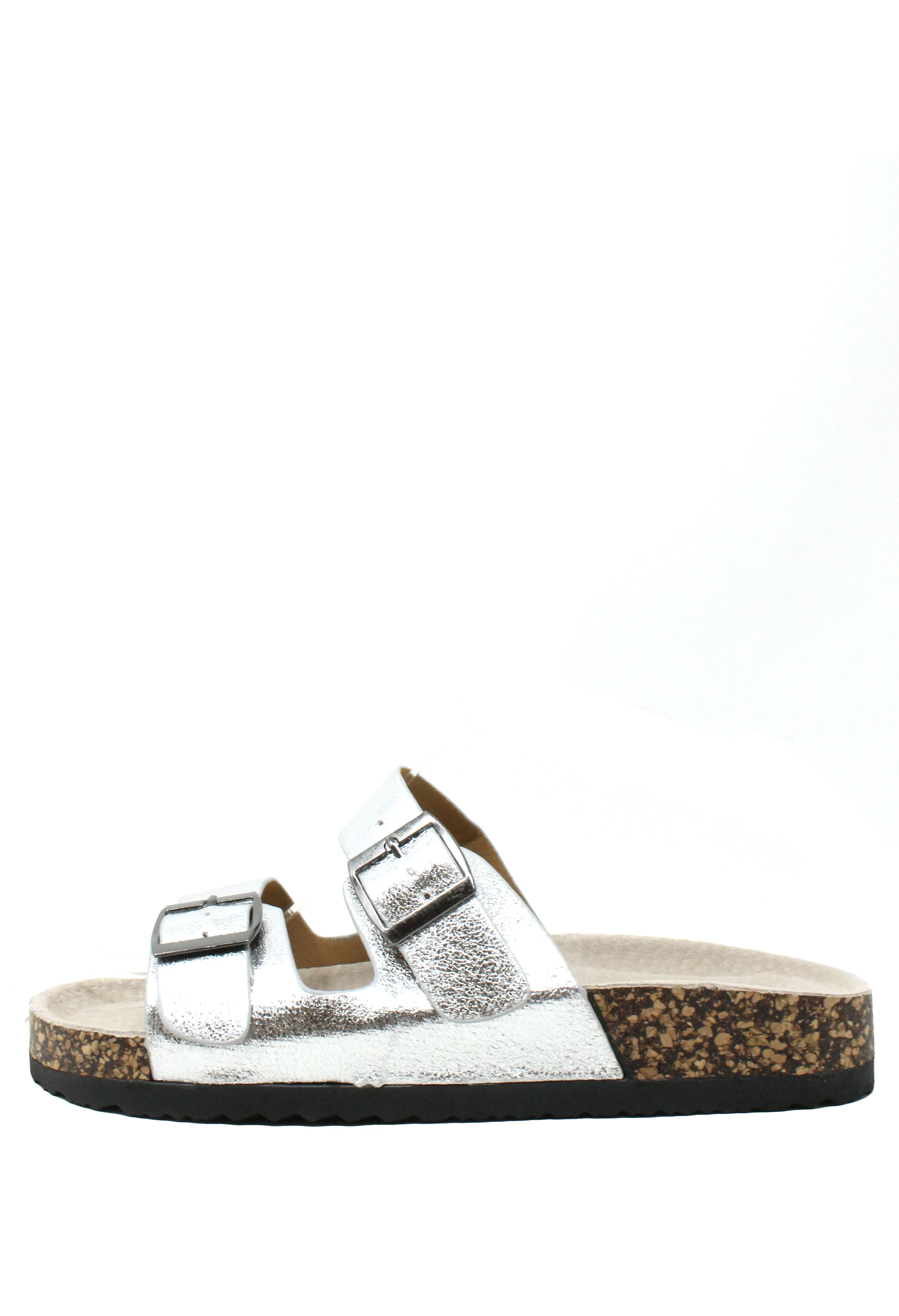 Soft Metallic Double Strap Sandal - Image 10