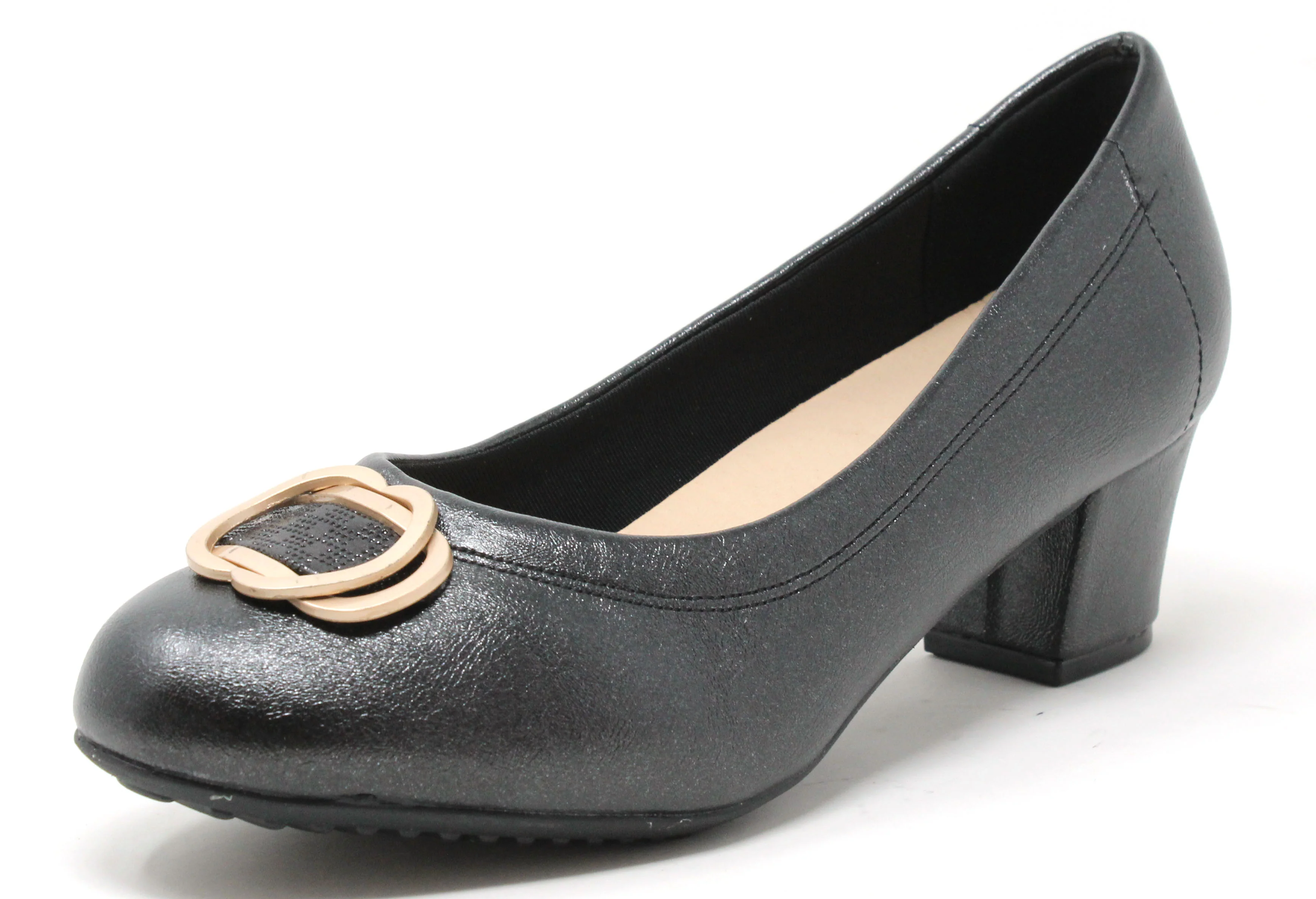 Soft Metallic Heel