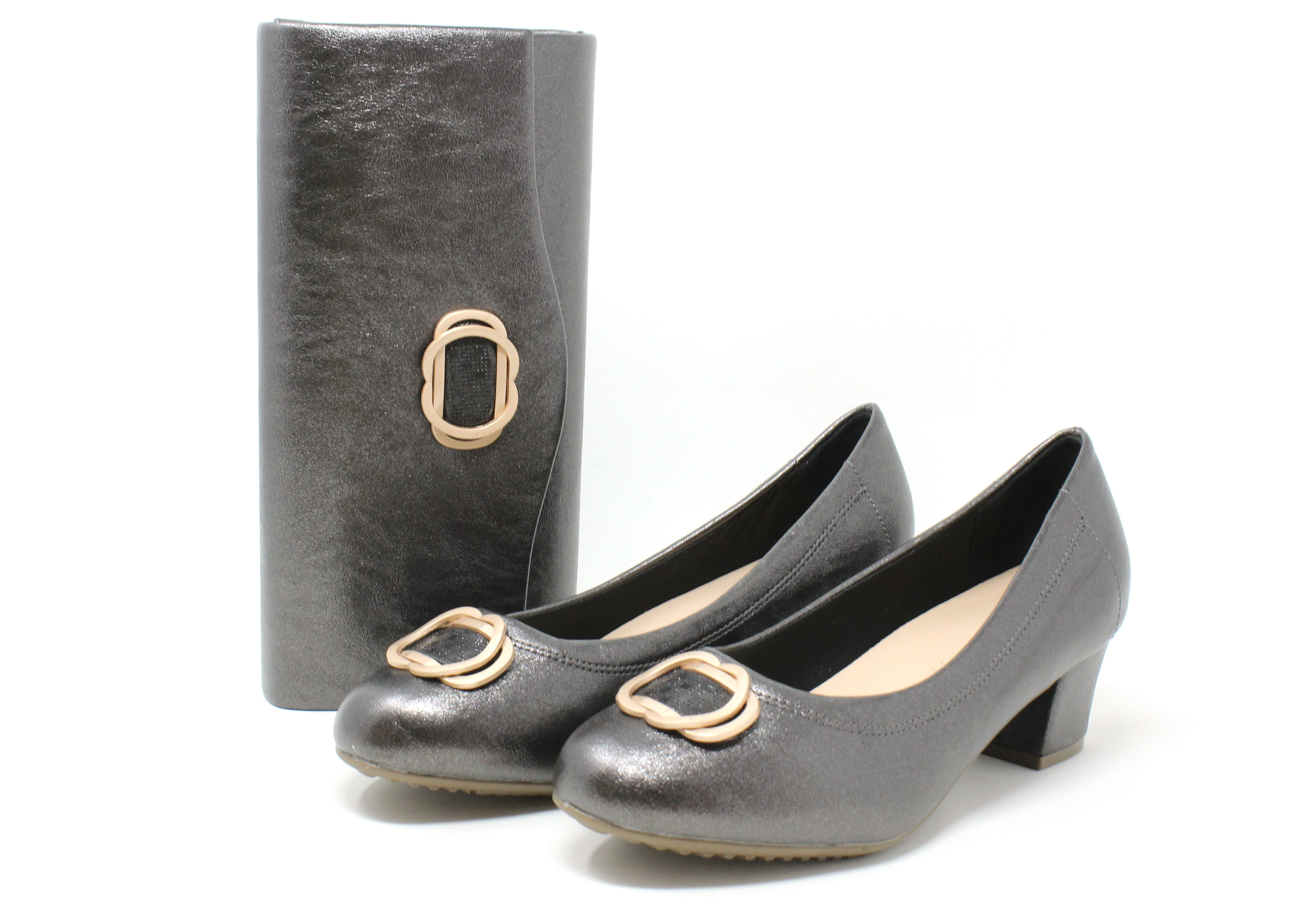 Soft Metallic Heel - Image 15