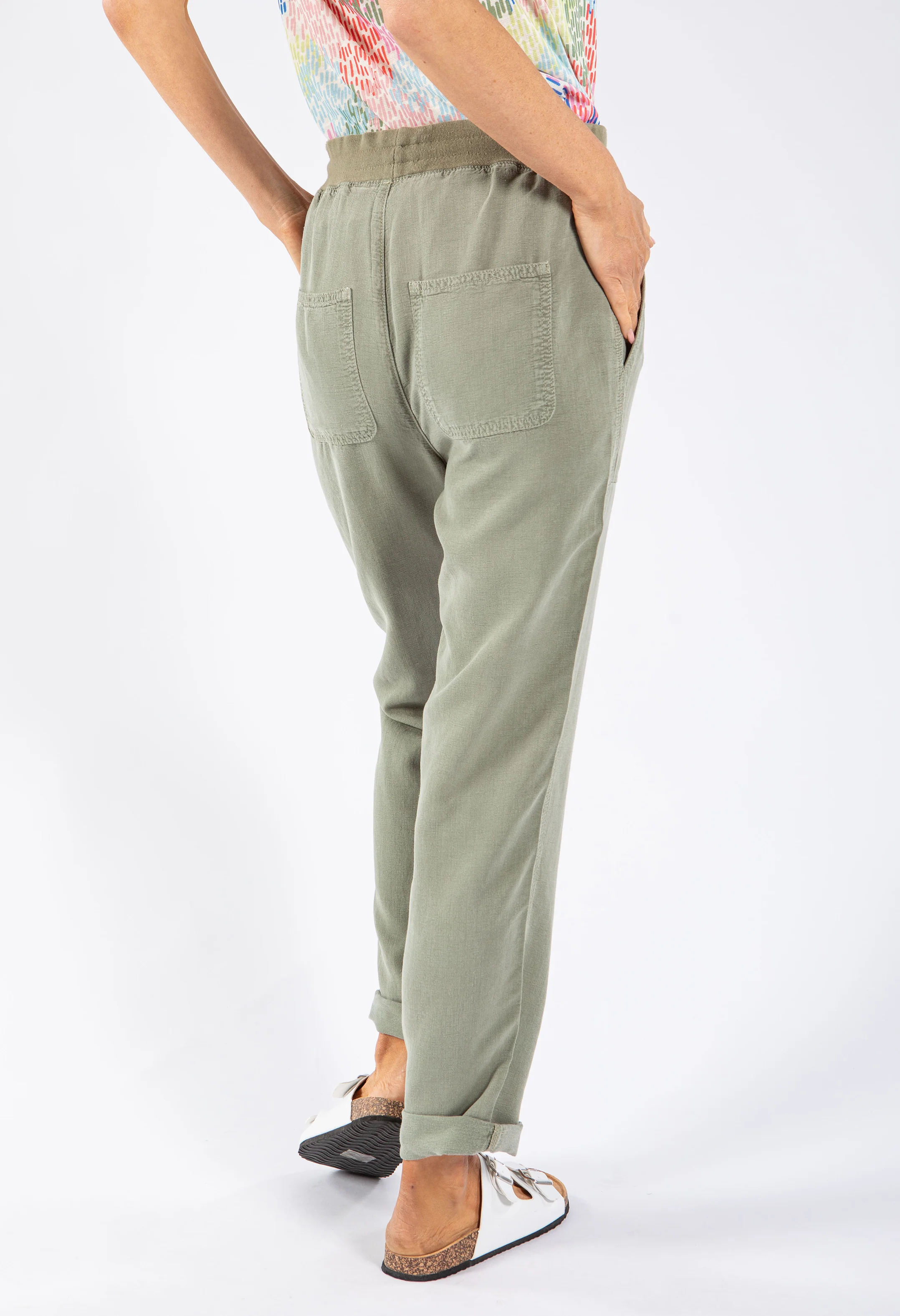 Soft Pull On Tencel Trouser - Image 12