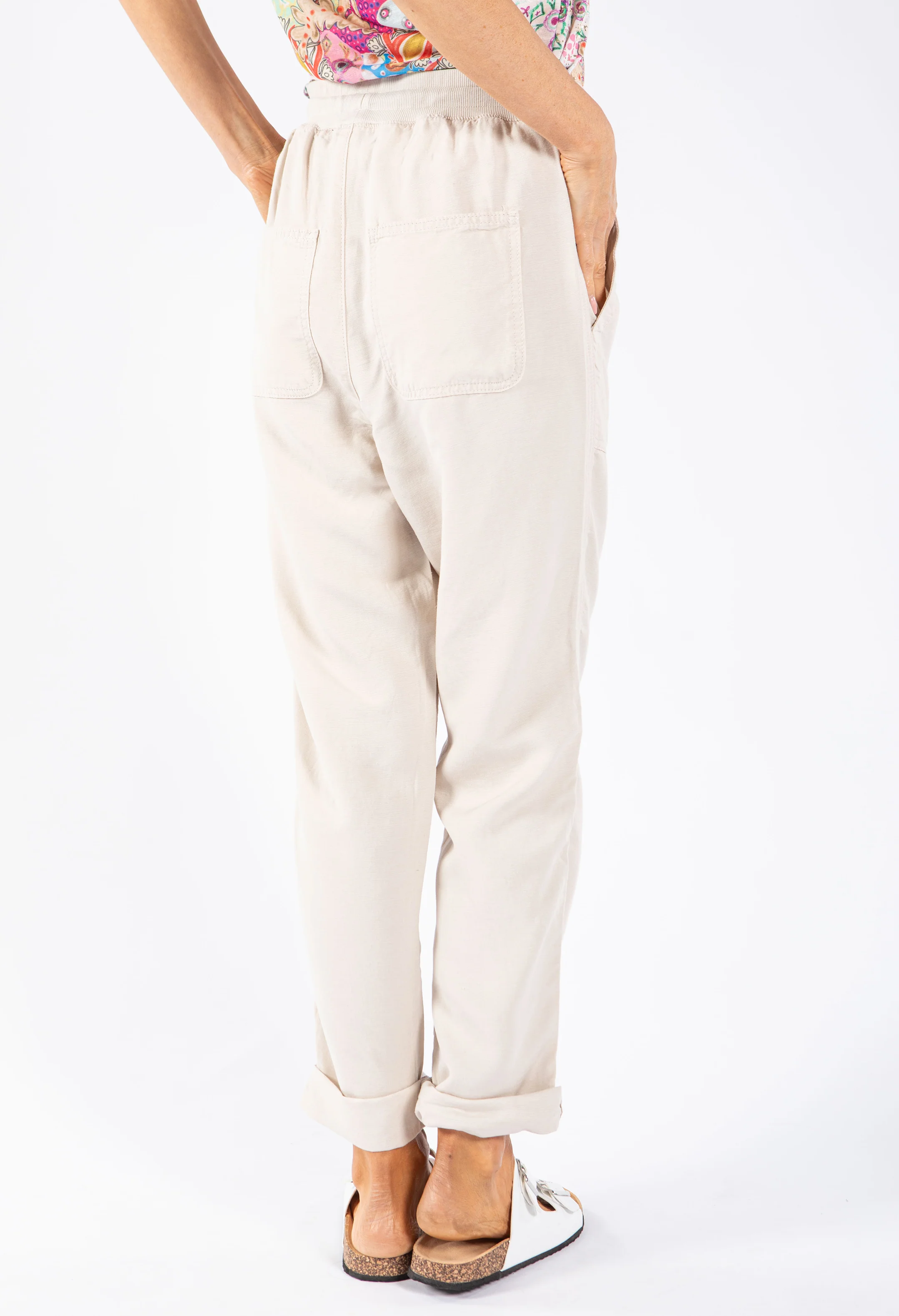 Soft Pull On Tencel Trouser - Image 4