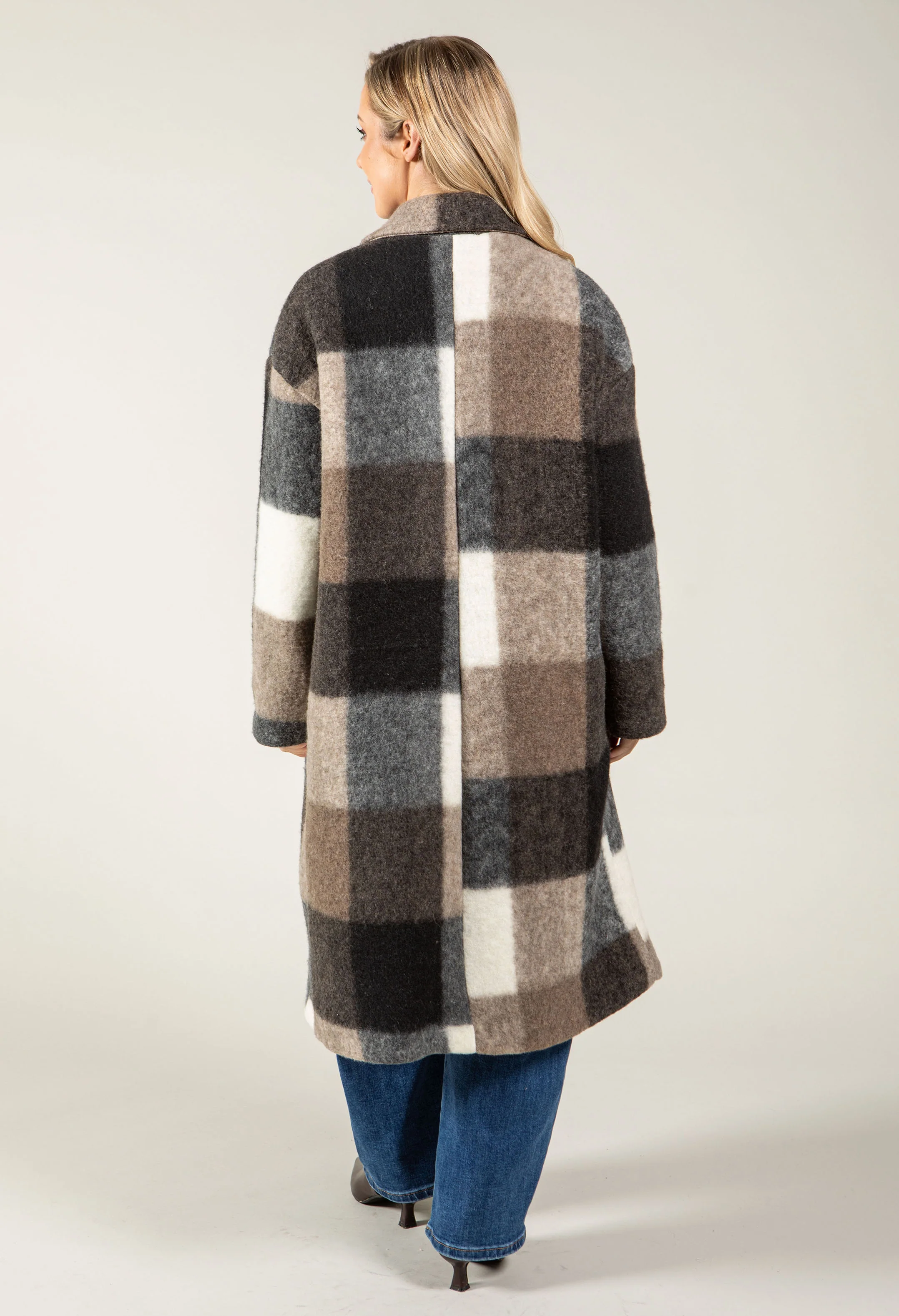 Soft Touch Check Trench Coat - Image 15
