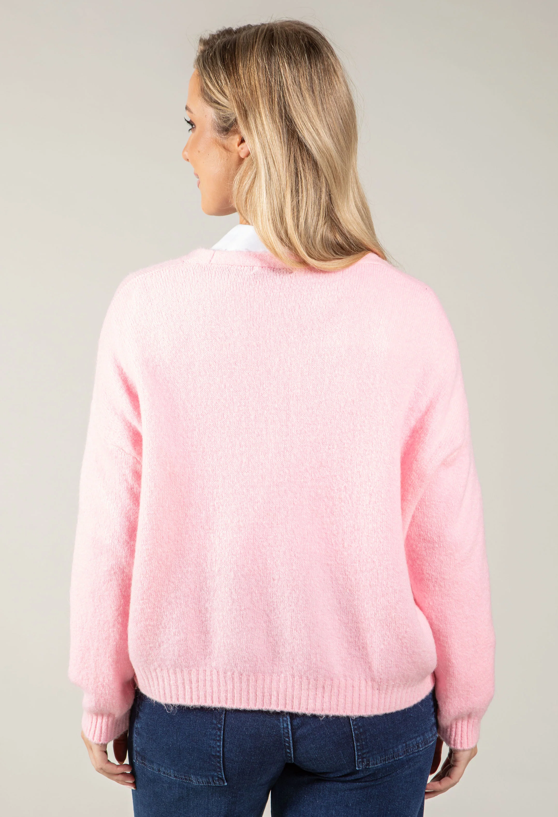 Soft Touch V-Neck Cardigan - Image 8