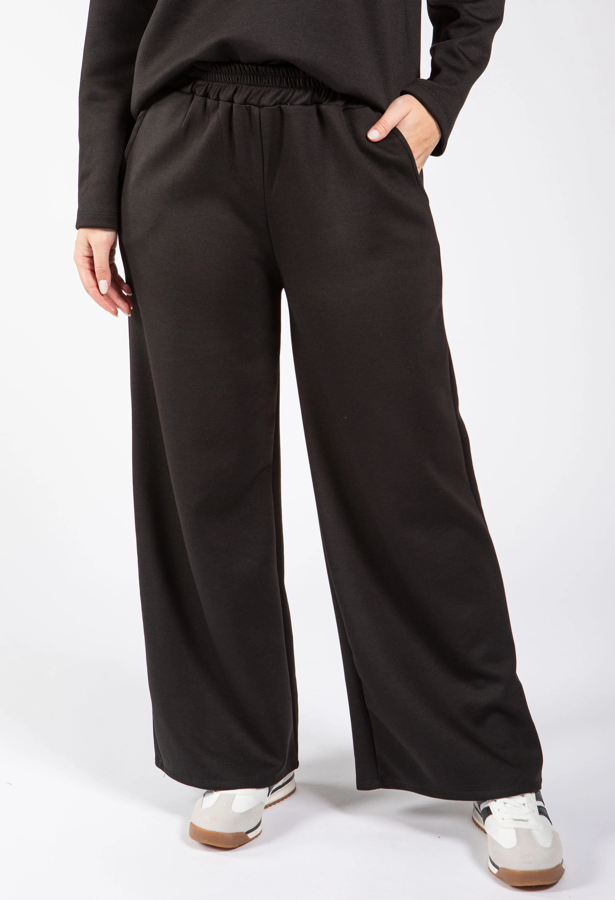 Soft Touch Wide Leg Joggers - Image 4