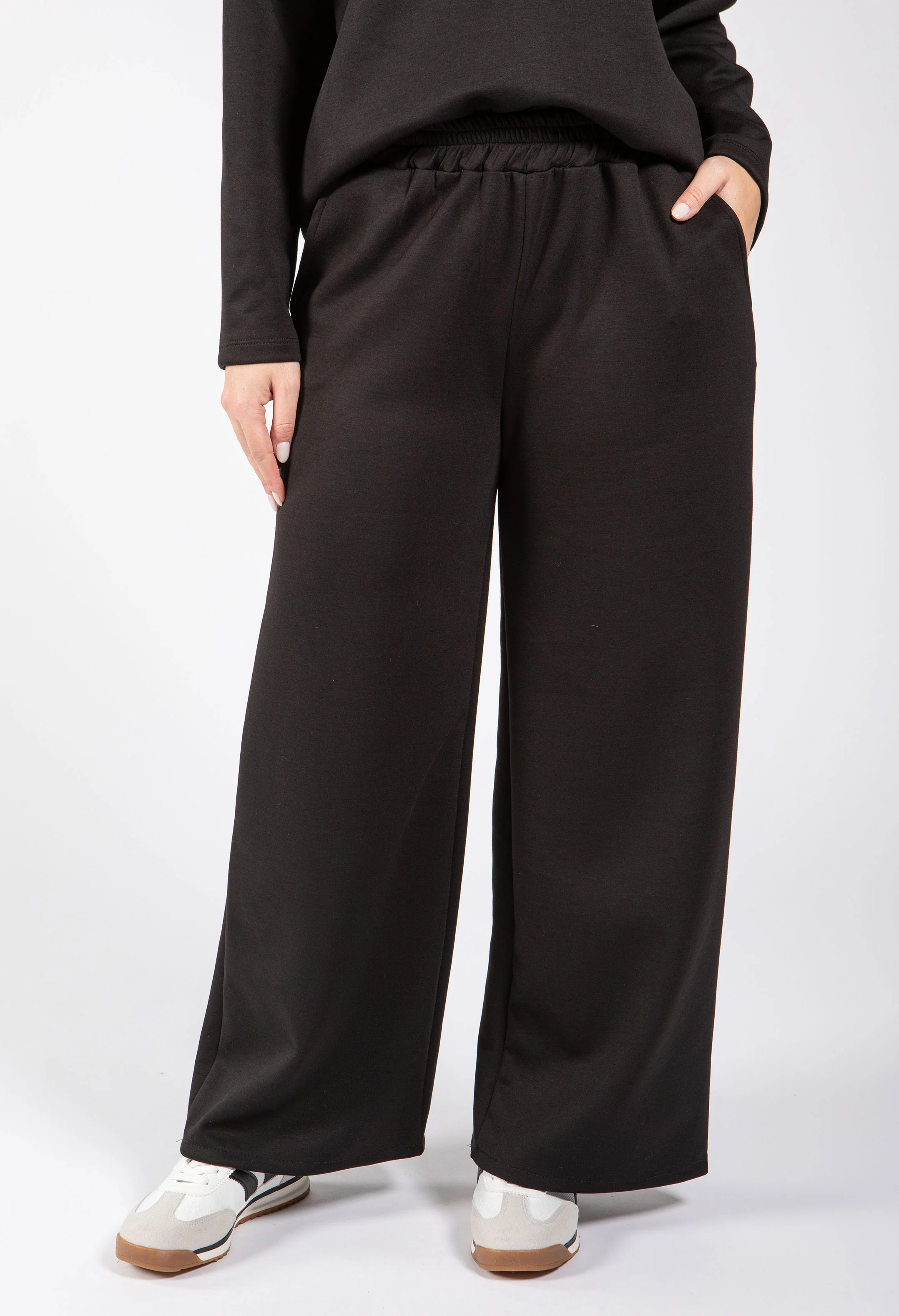 Soft Touch Wide Leg Joggers - Image 5