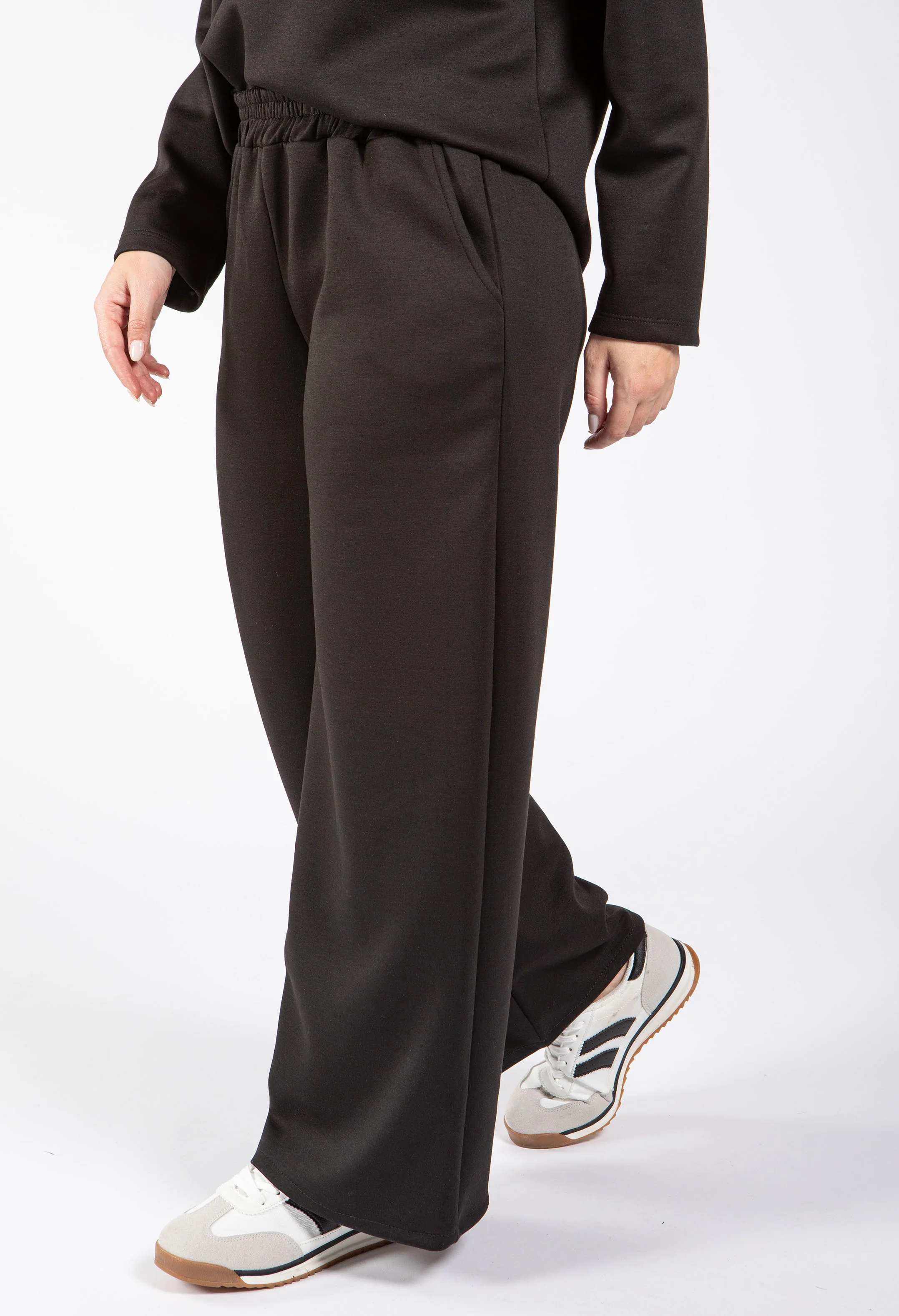Soft Touch Wide Leg Joggers - Image 7