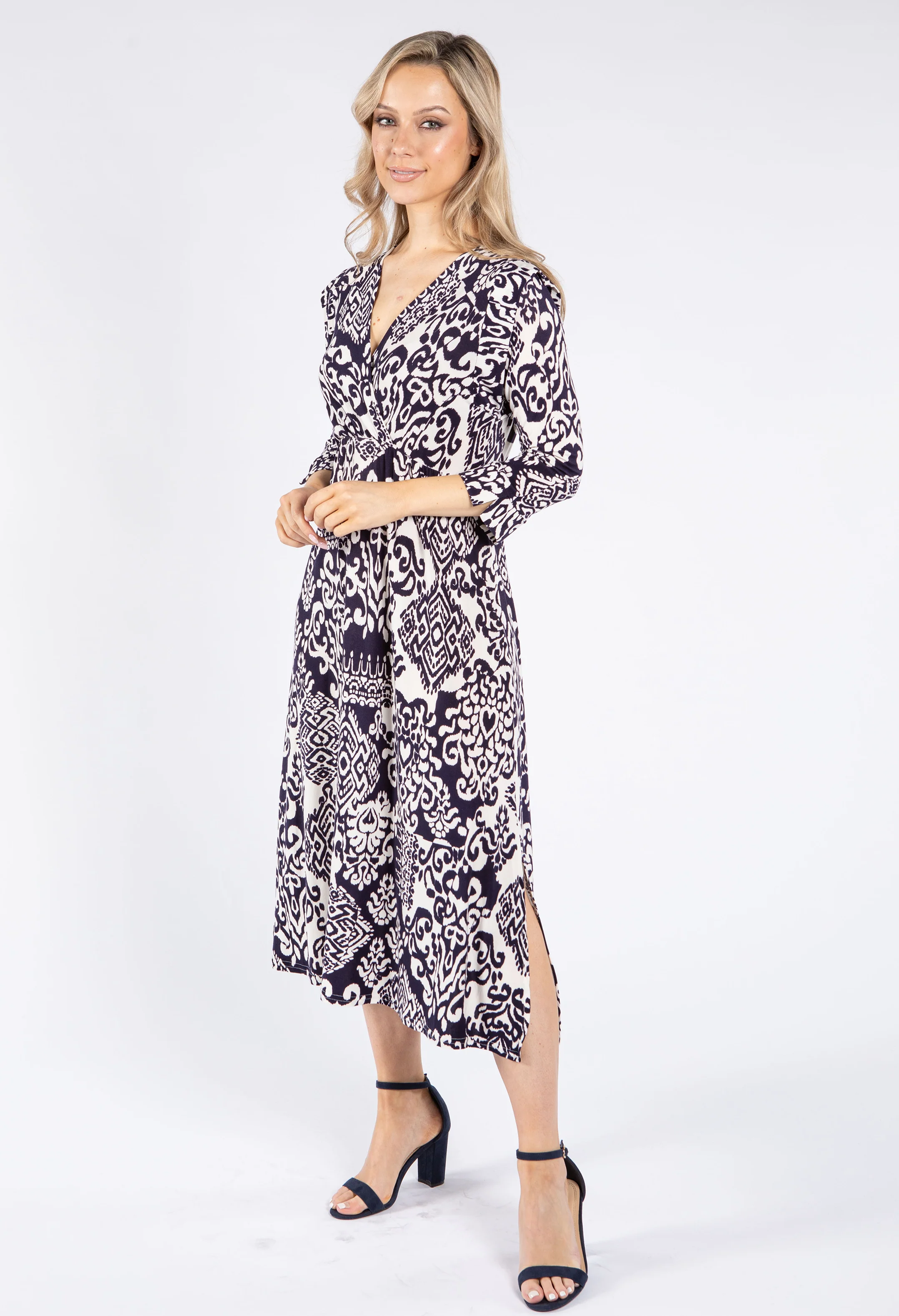 Soft Touch Wrap Bodice Dress - Image 2