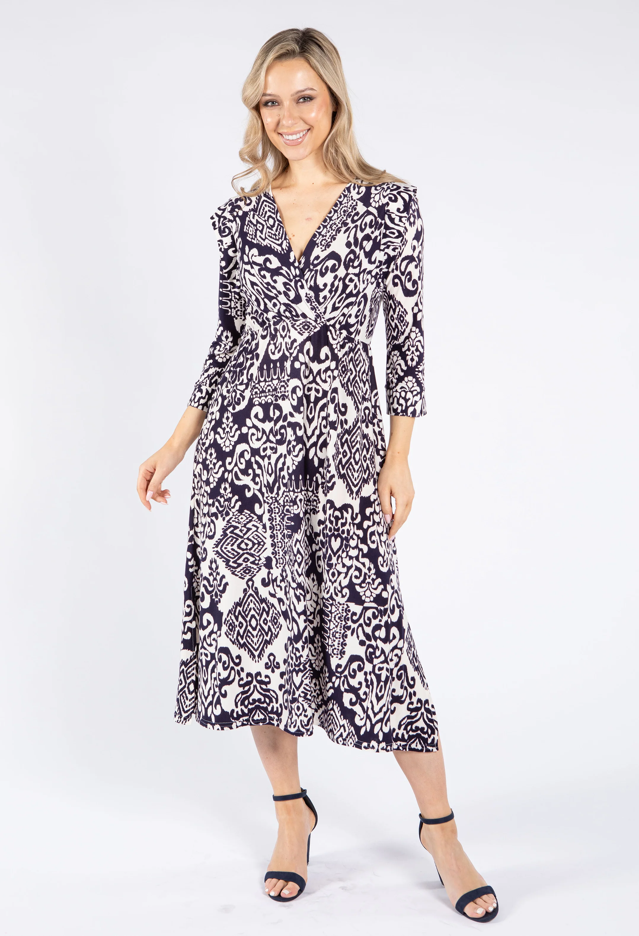 Soft Touch Wrap Bodice Dress - Image 5