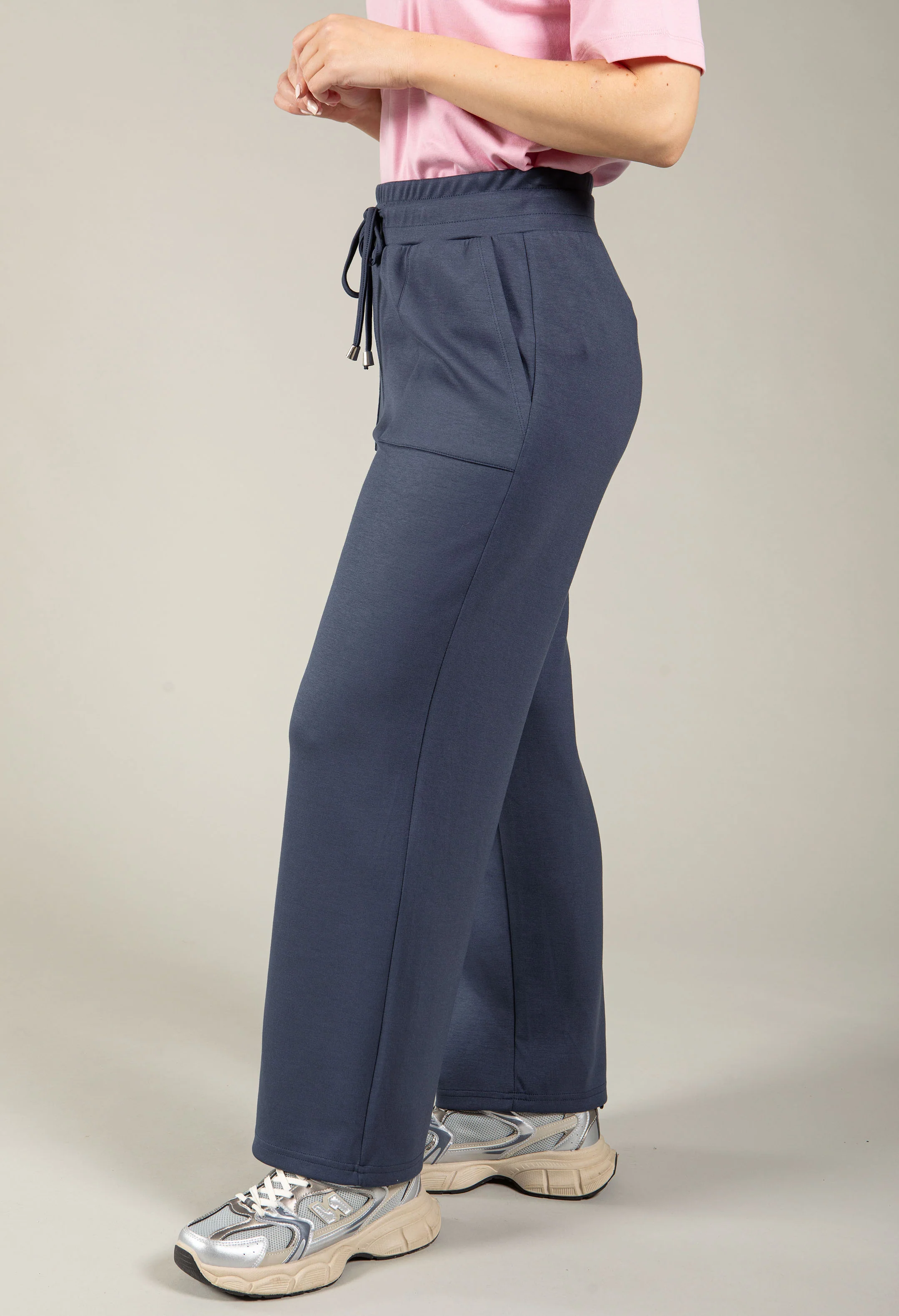 Sophie Soft Touch Wide Leg Joggers - Image 5
