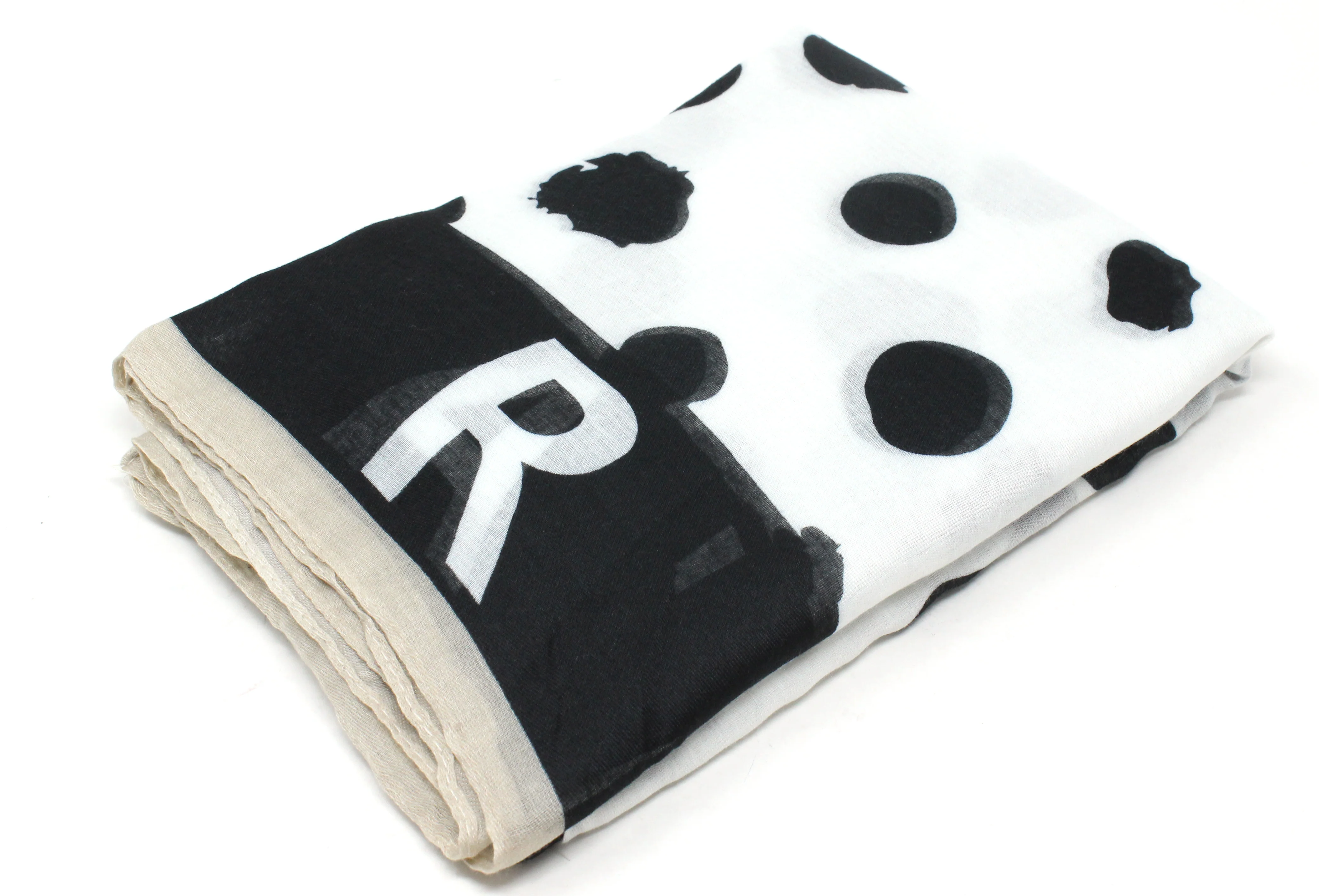 Spotted Print Scarf - Image 11