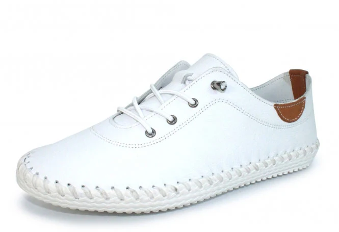 St Ives Leather Plimsoll - Image 10