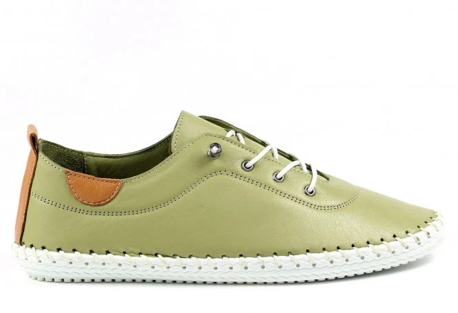 St Ives Leather Plimsoll - Image 23