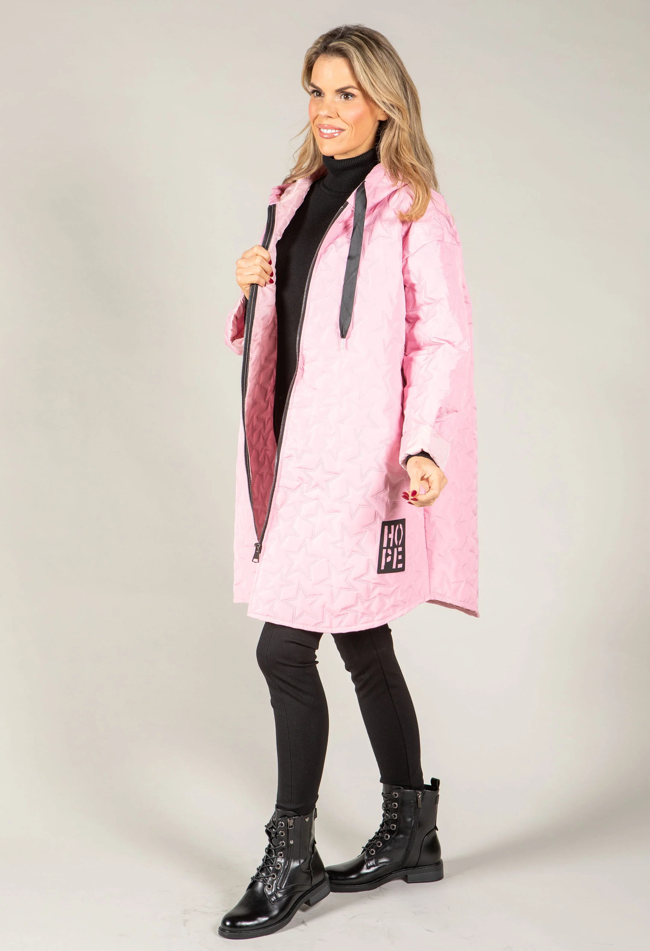 Star Quilted Coat - Image 3