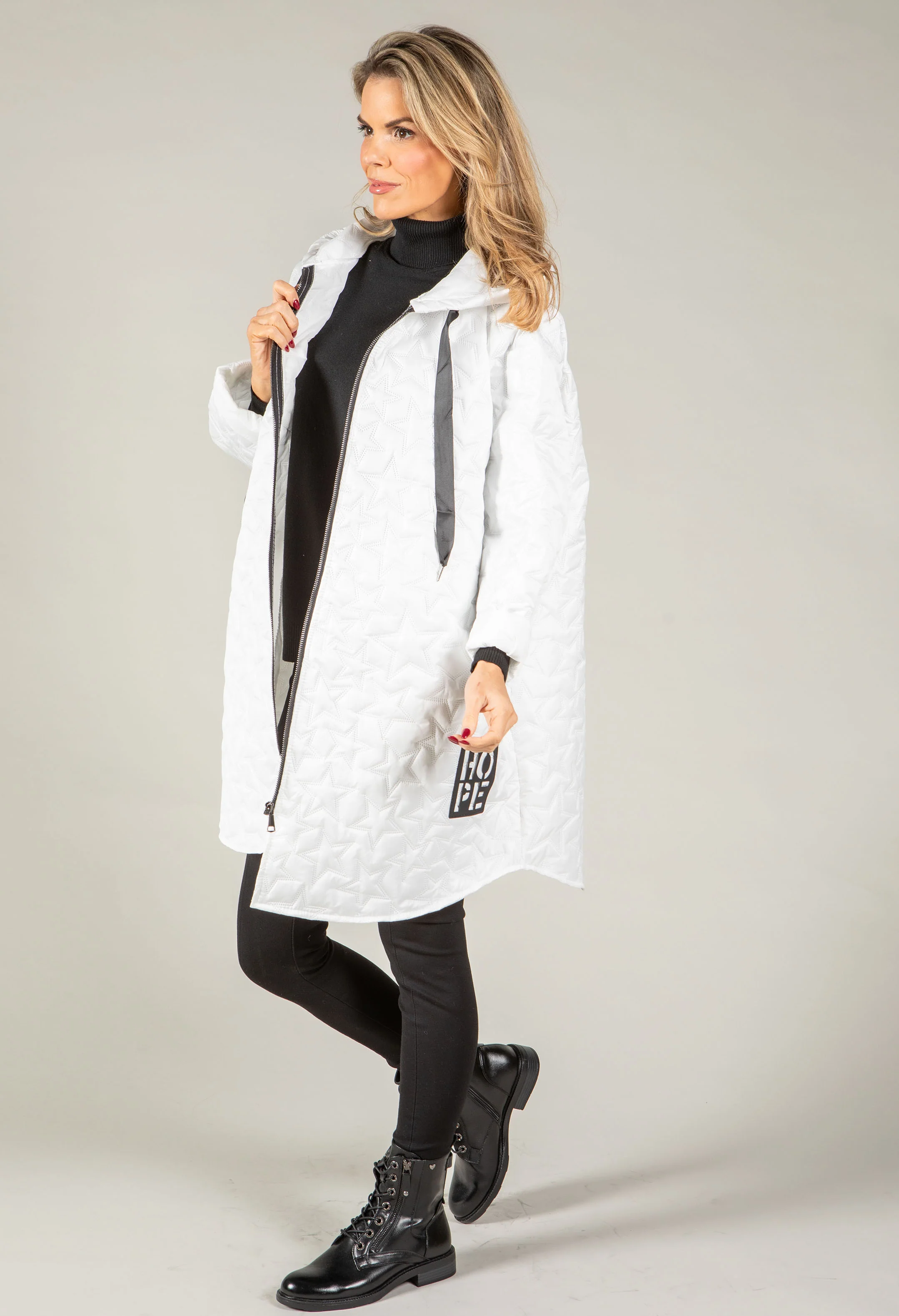 Star Quilted Coat - Image 7