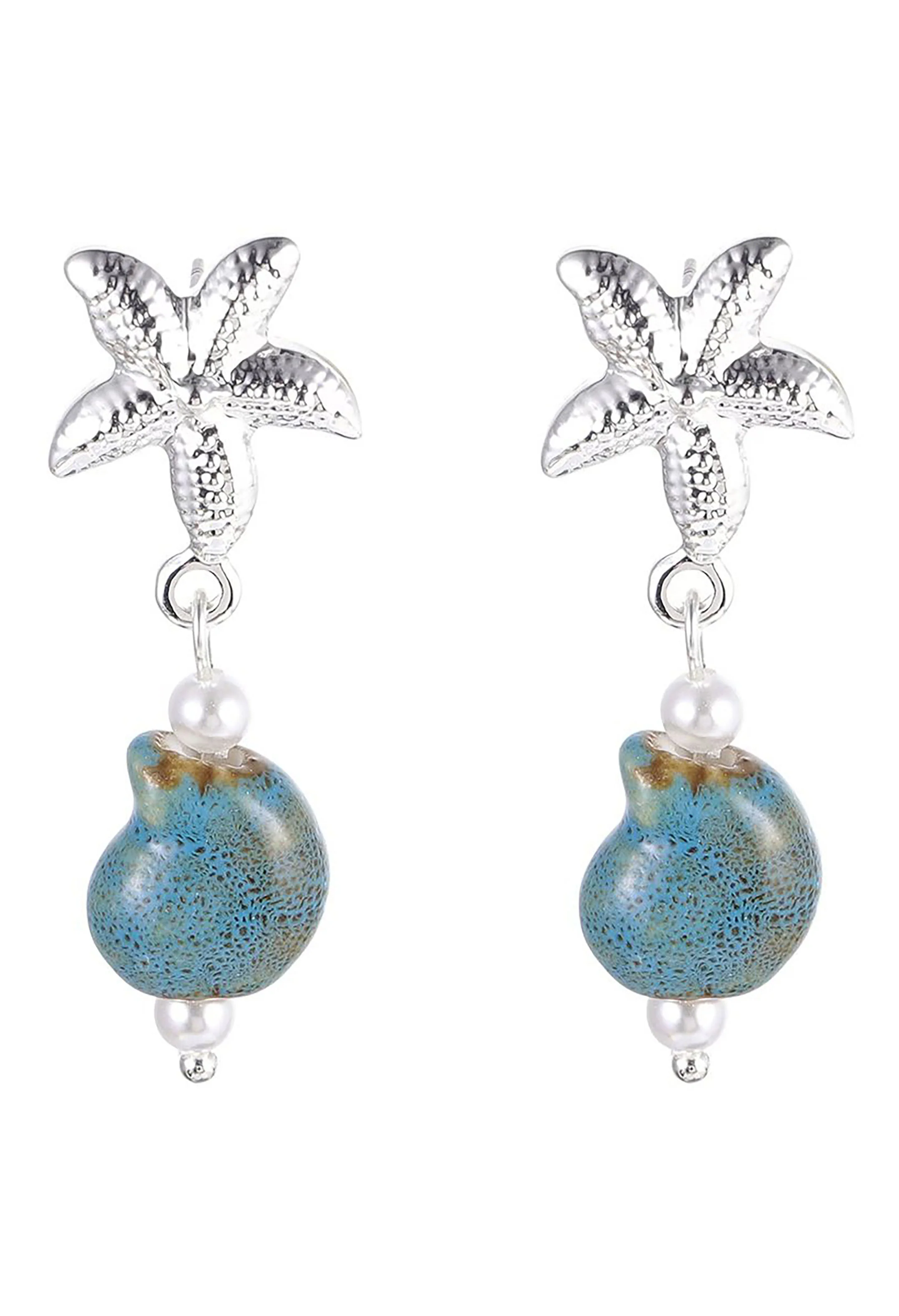 Starfish Drop Earrings