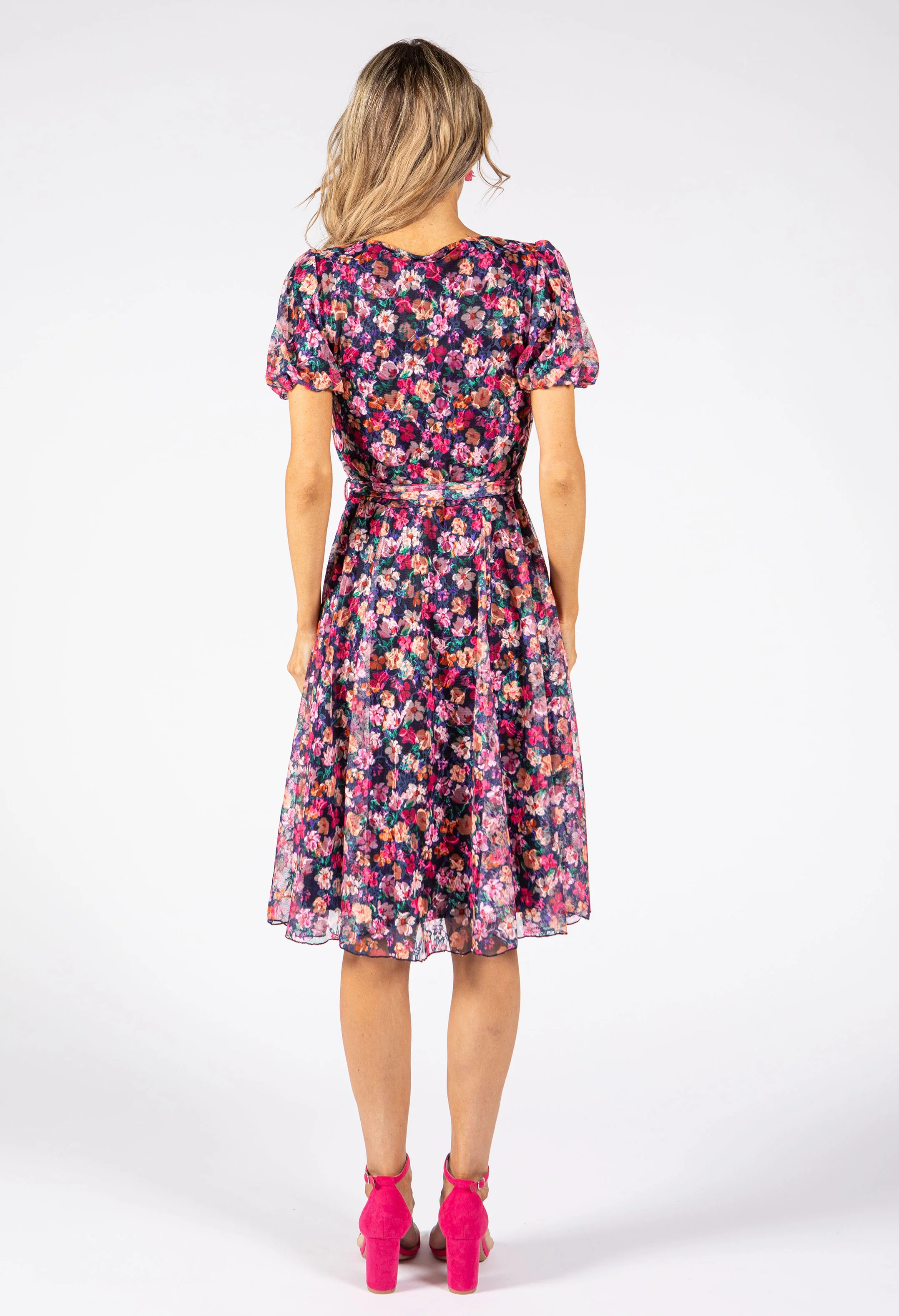 Stella Floral Lace Midi Dress - Image 6