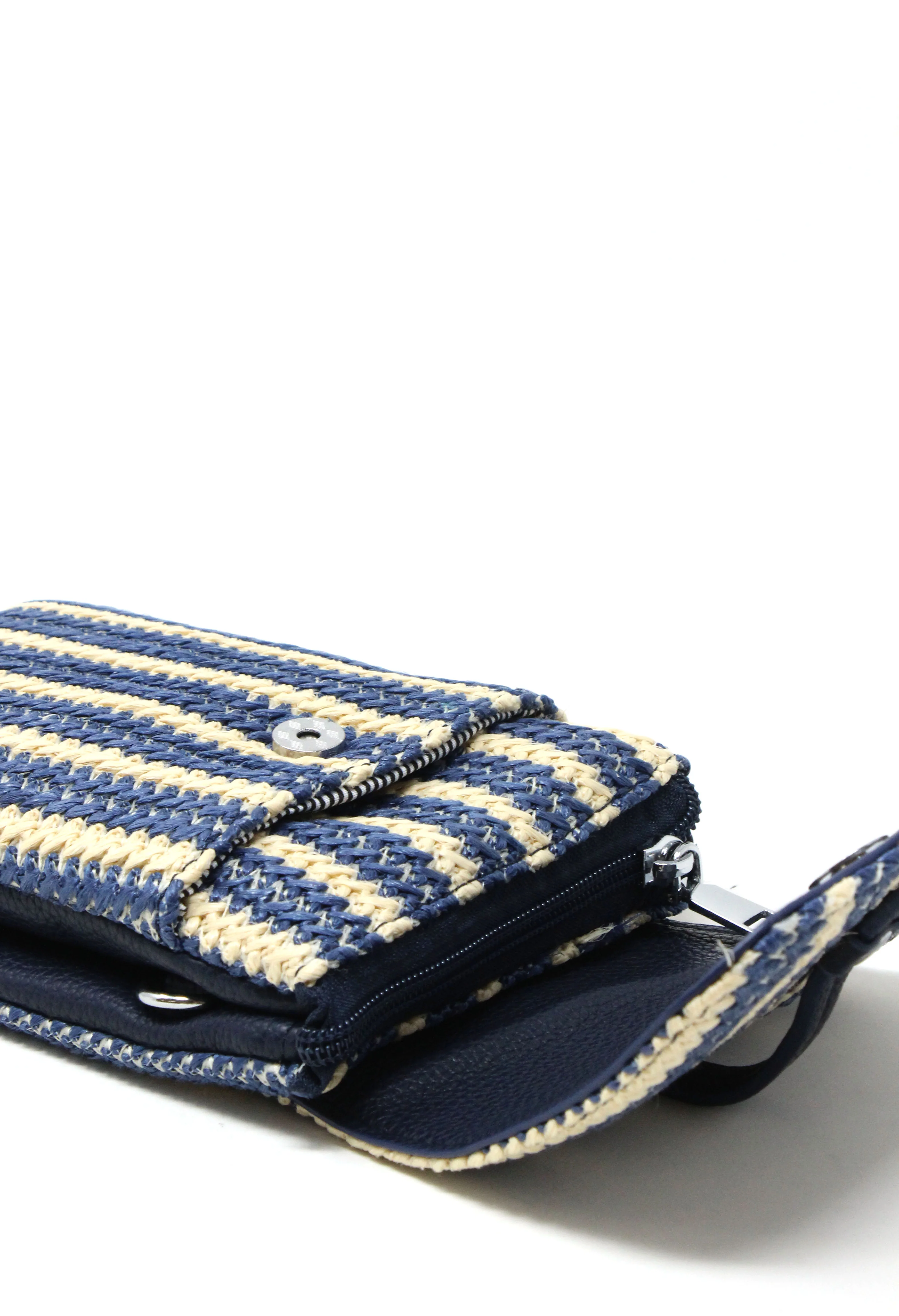 Straw Striped Crossbody Bag - Image 17