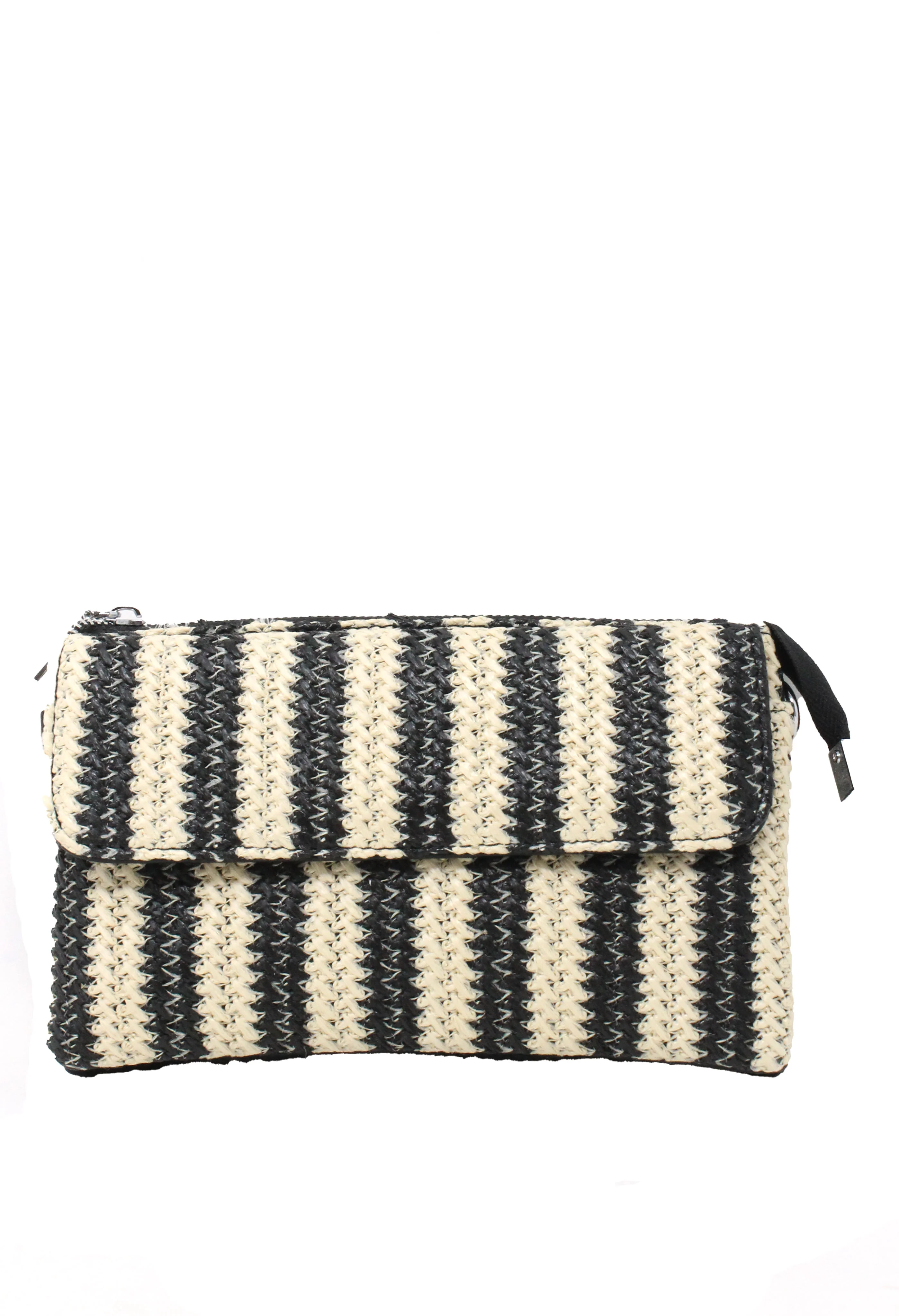 Straw Striped Mini Crossbody Bag - Image 32