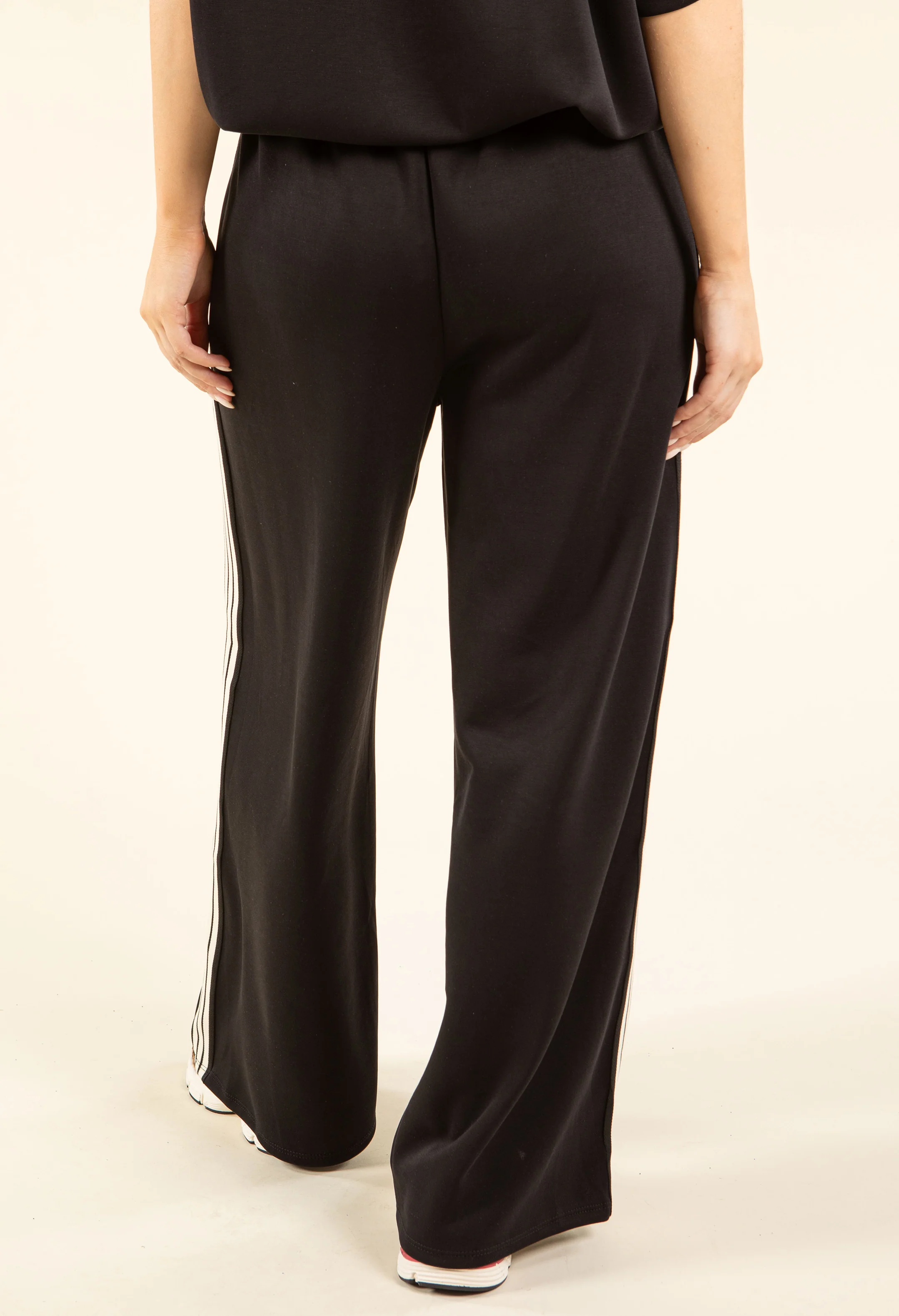 Stripe Detail Wide Joggers - Image 10