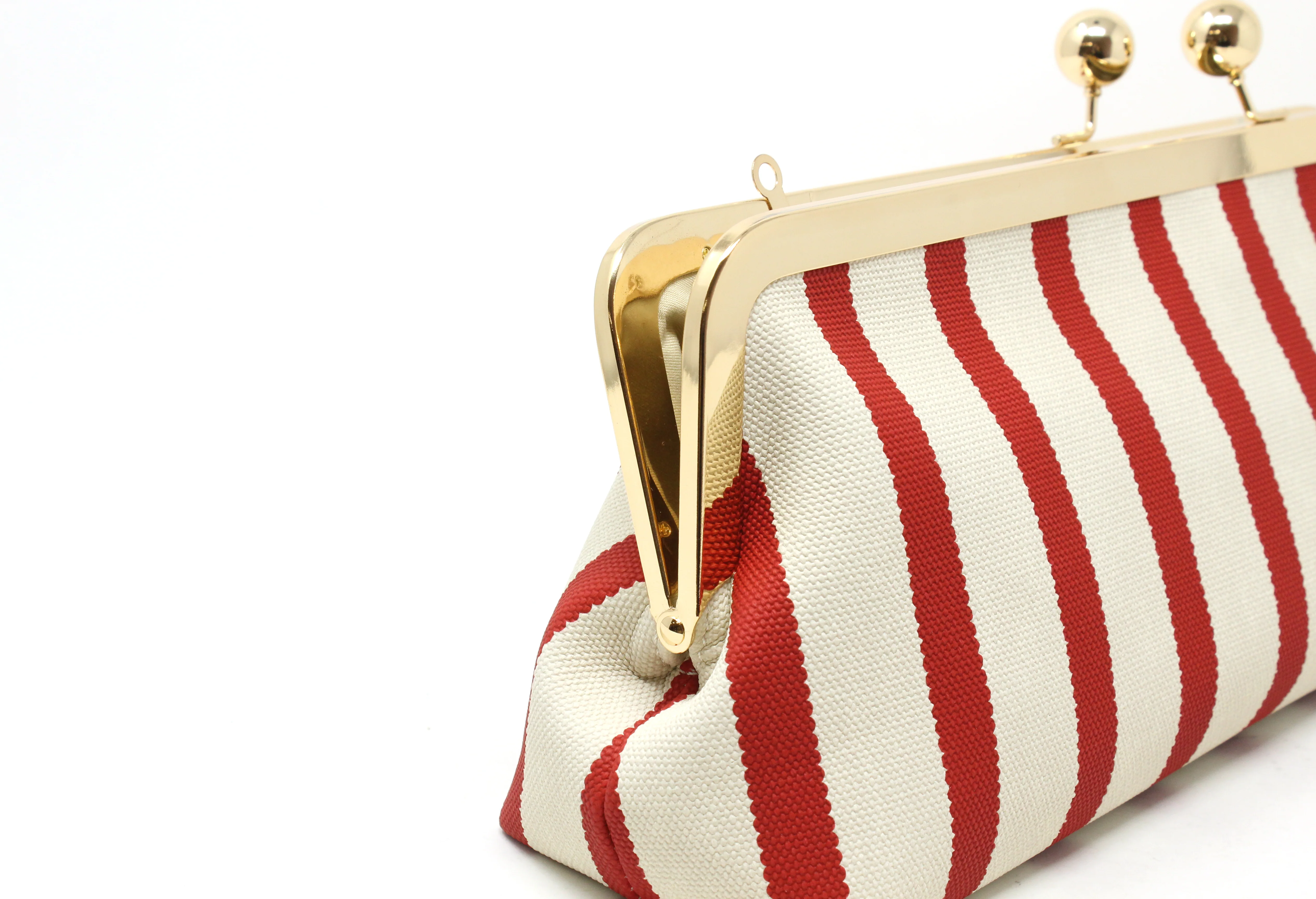 Striped Canvas Clutch Bag - Image 17