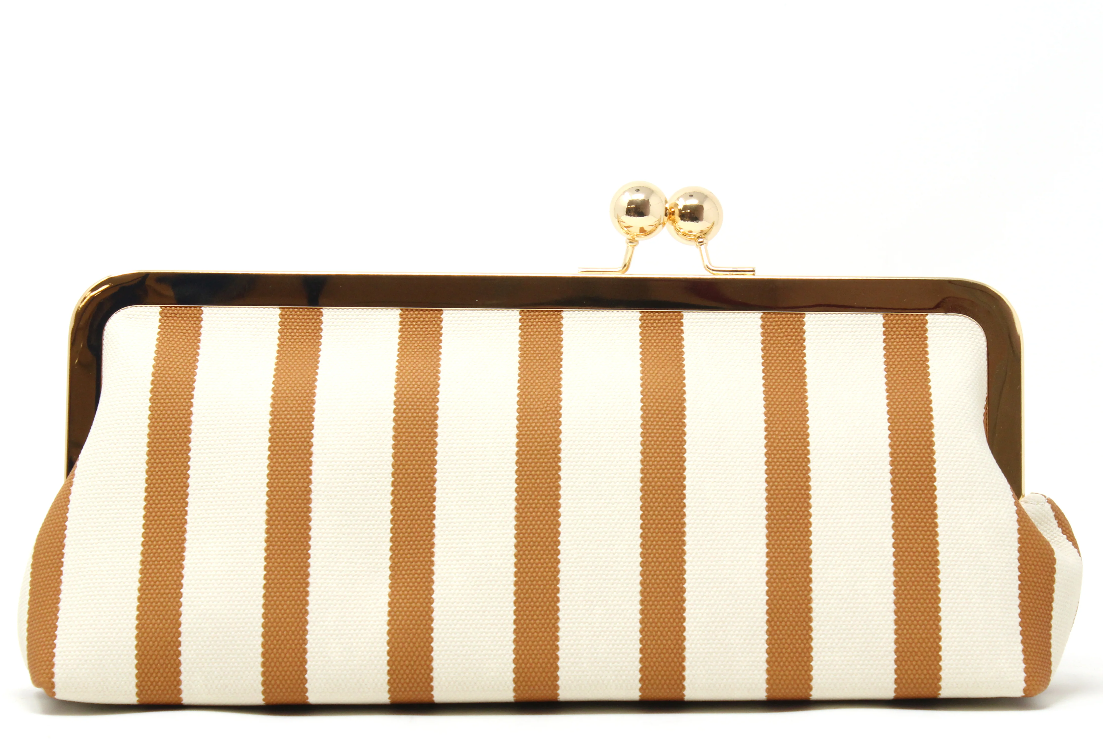 Striped Canvas Clutch Bag - Image 22