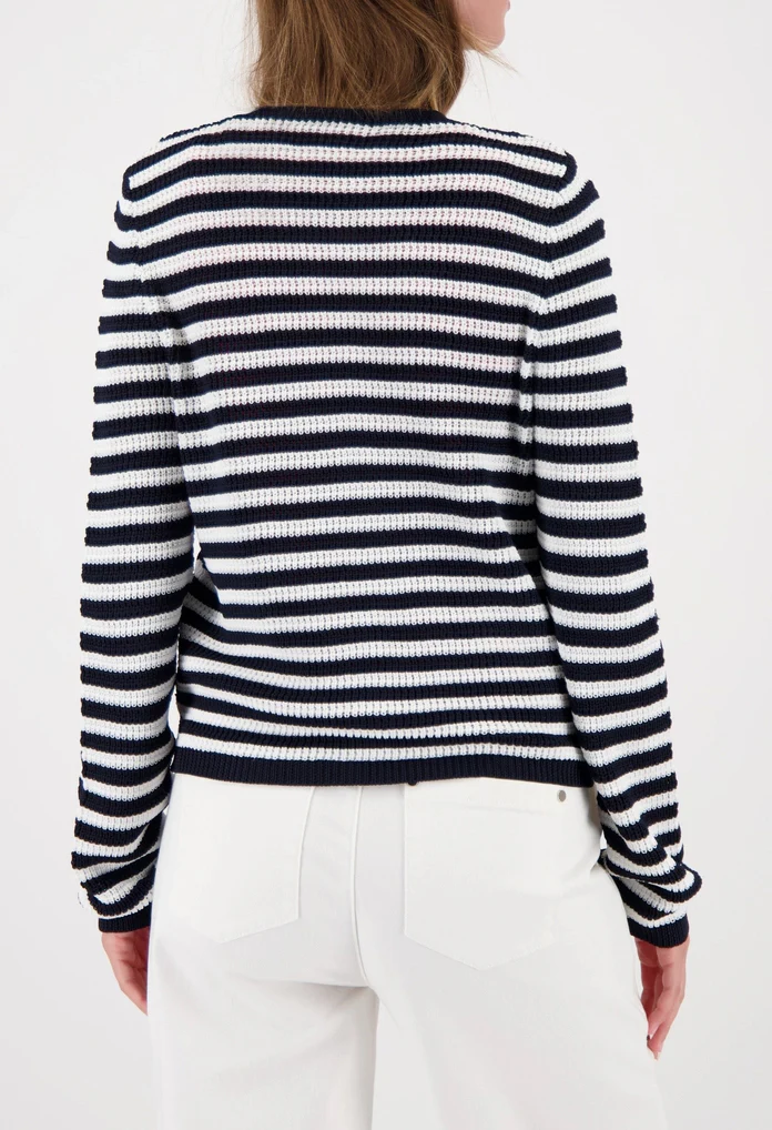 Striped Knit Cardigan - Image 4