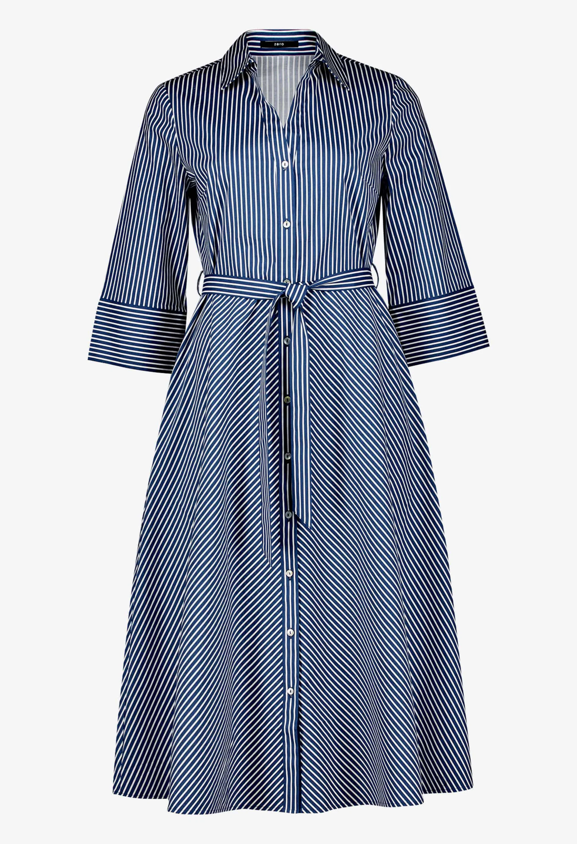 Striped Midi Shirt Dress - Image 5