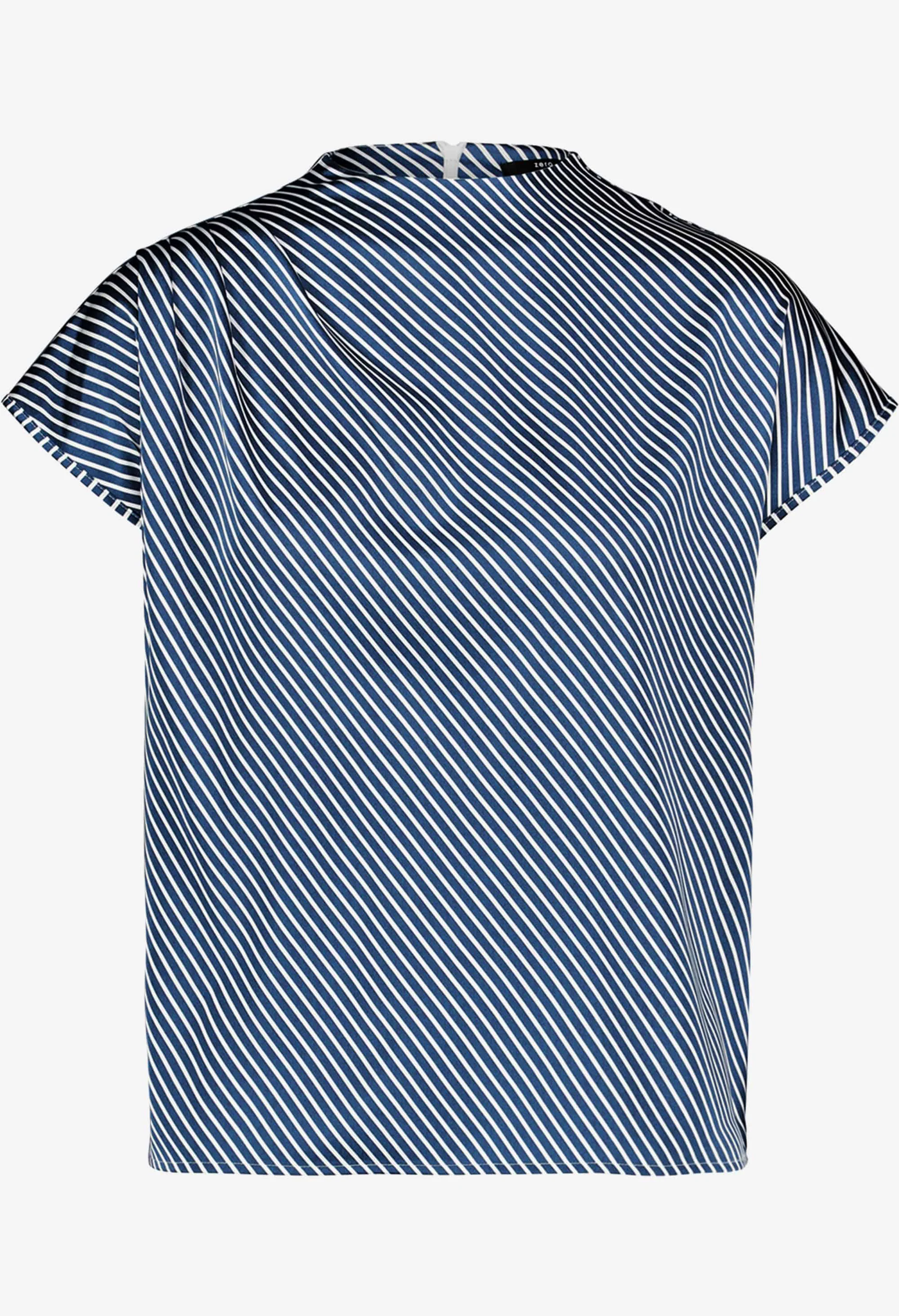 Striped Satin Blouse - Image 5