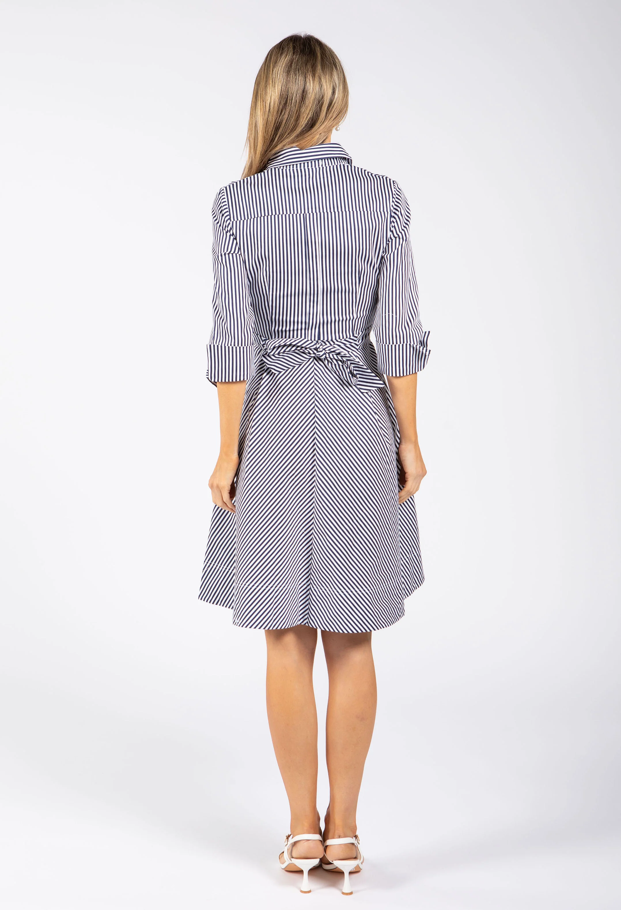 Striped Shirt Dress - Image 6