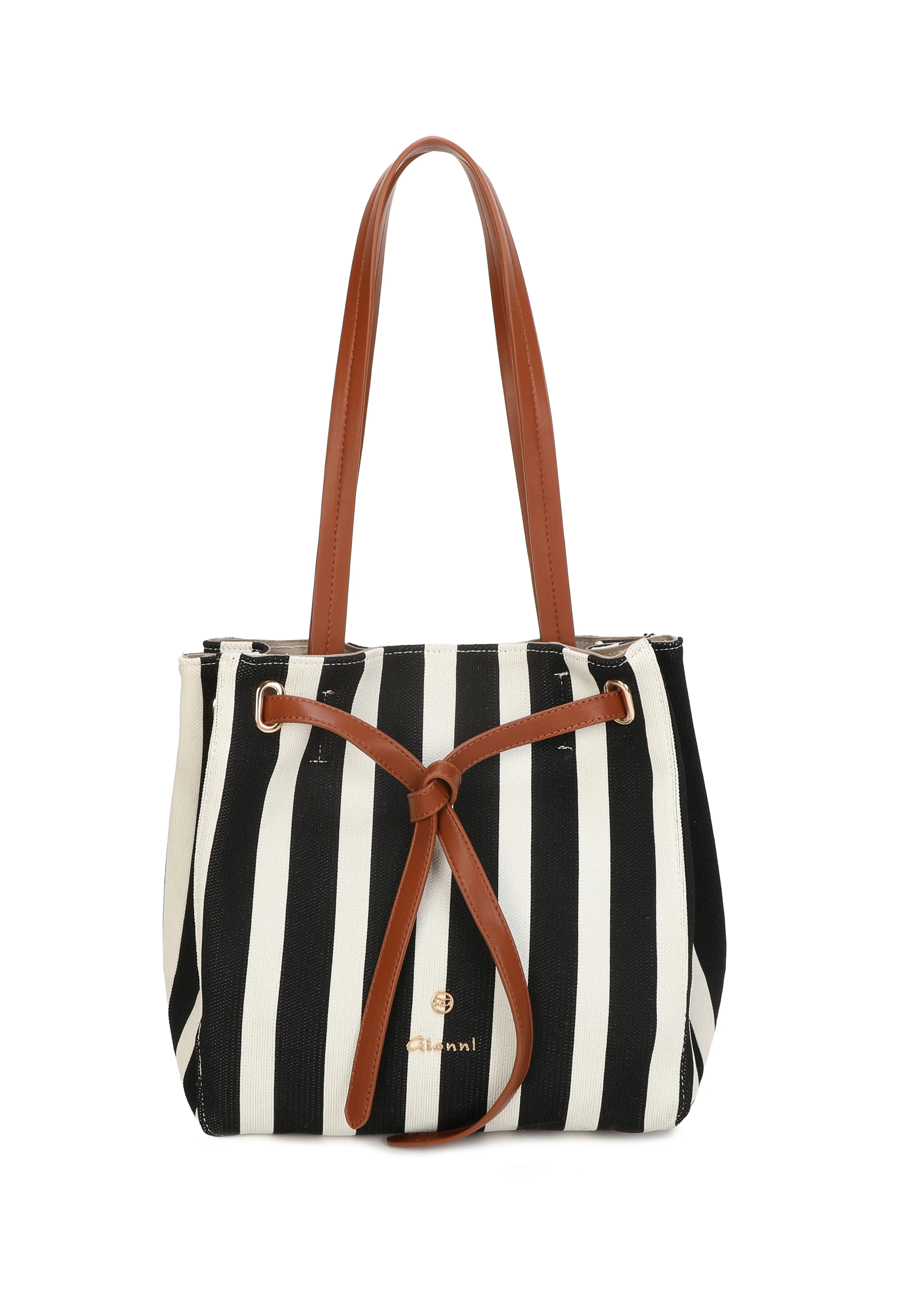 Striped Shopper Bag - Image 10