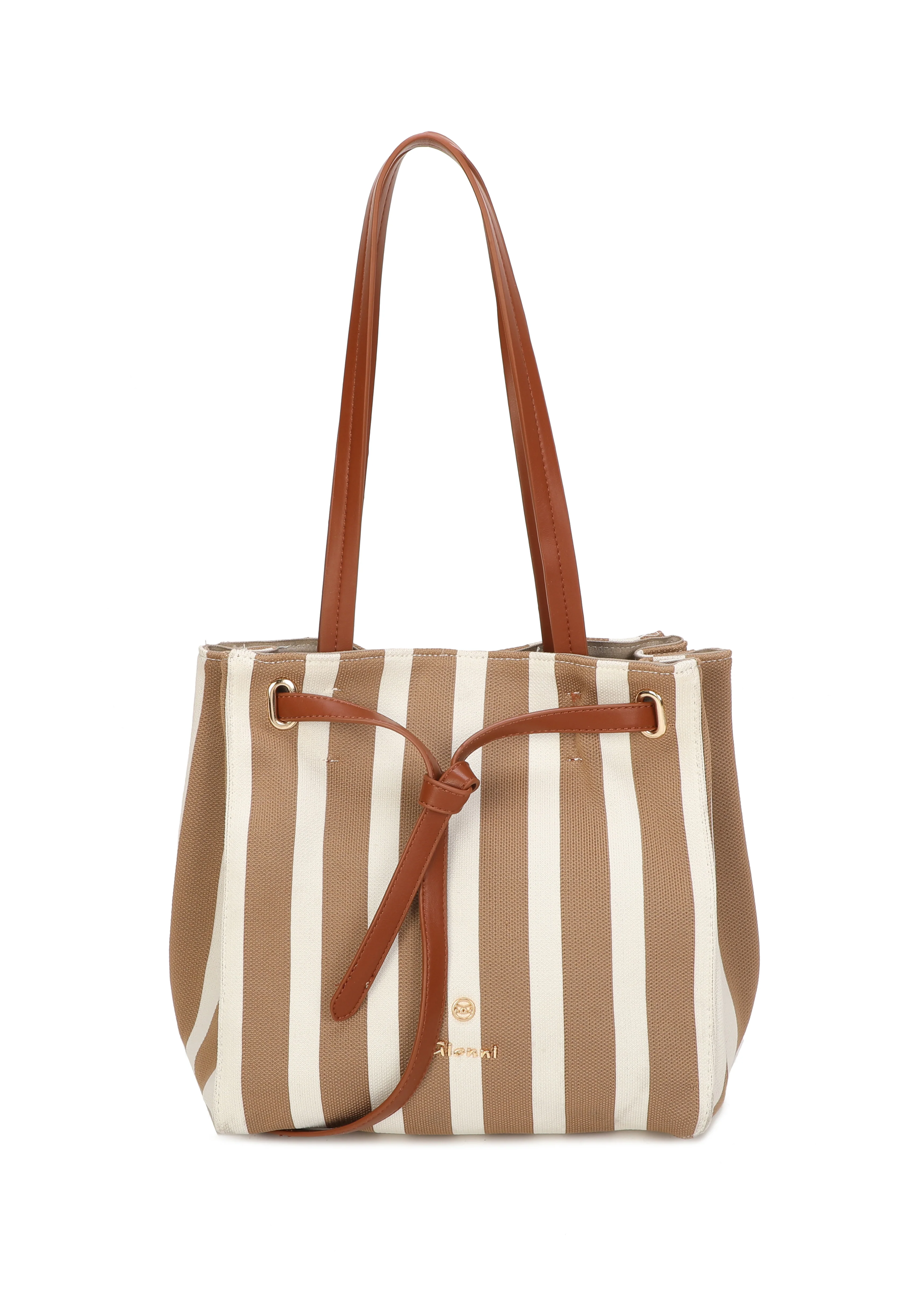 Striped Shopper Bag - Image 2