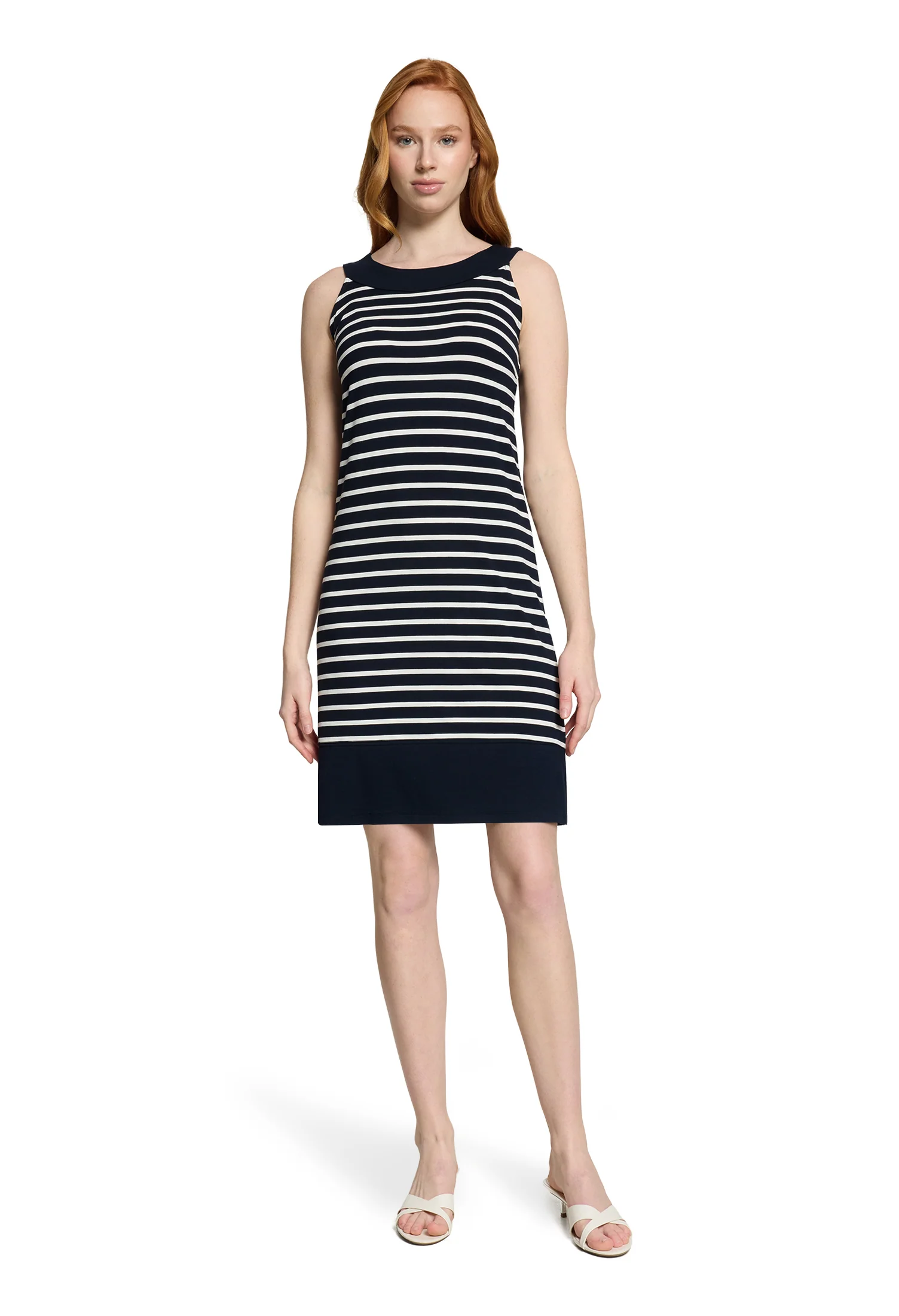 Striped Short Jersey Dress - Image 2