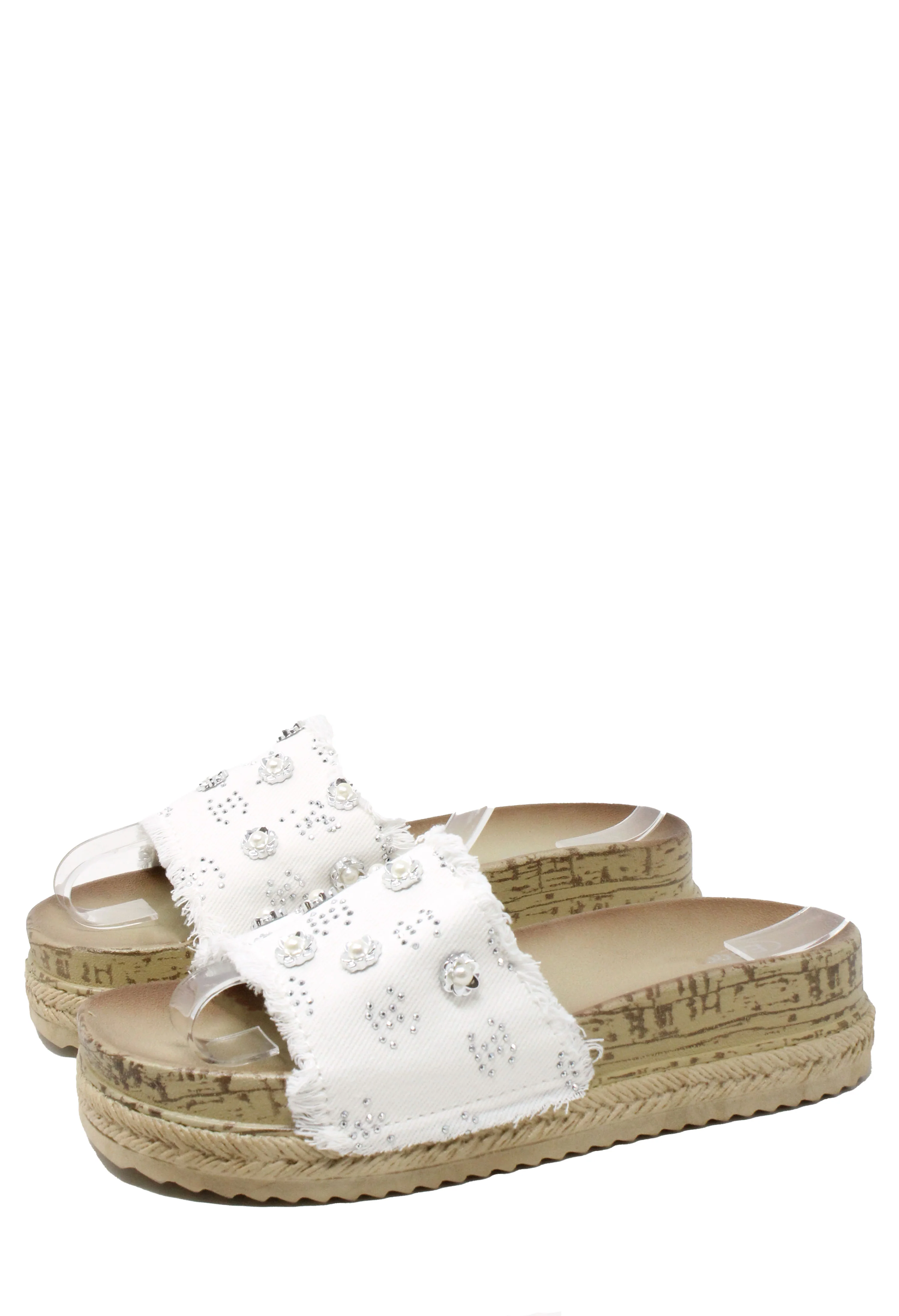 Studded Denim Slide - Image 18