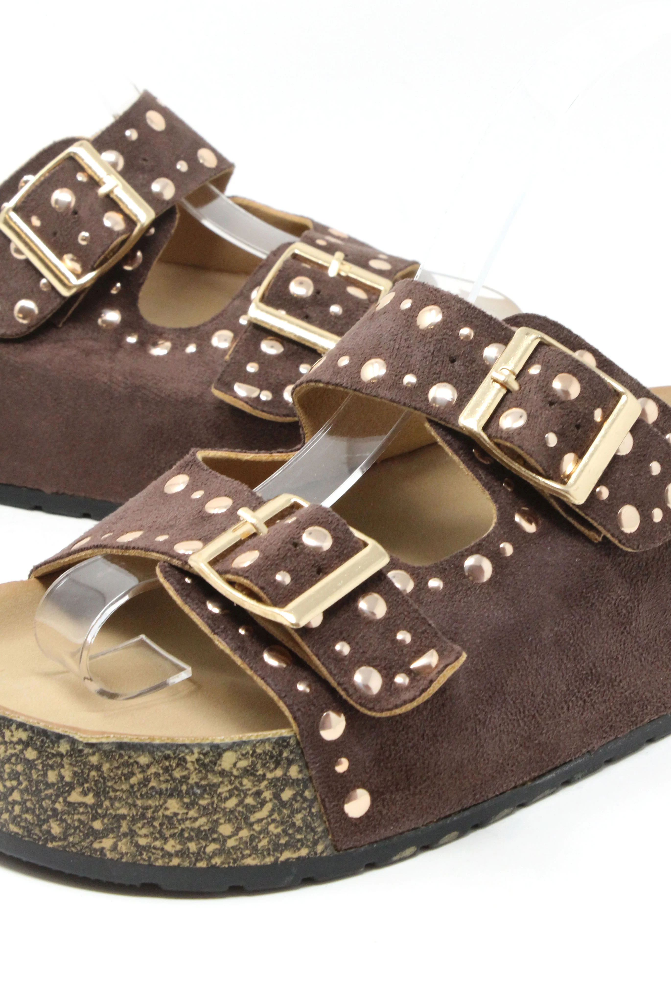 Studded Double Strap Sandals - Image 10