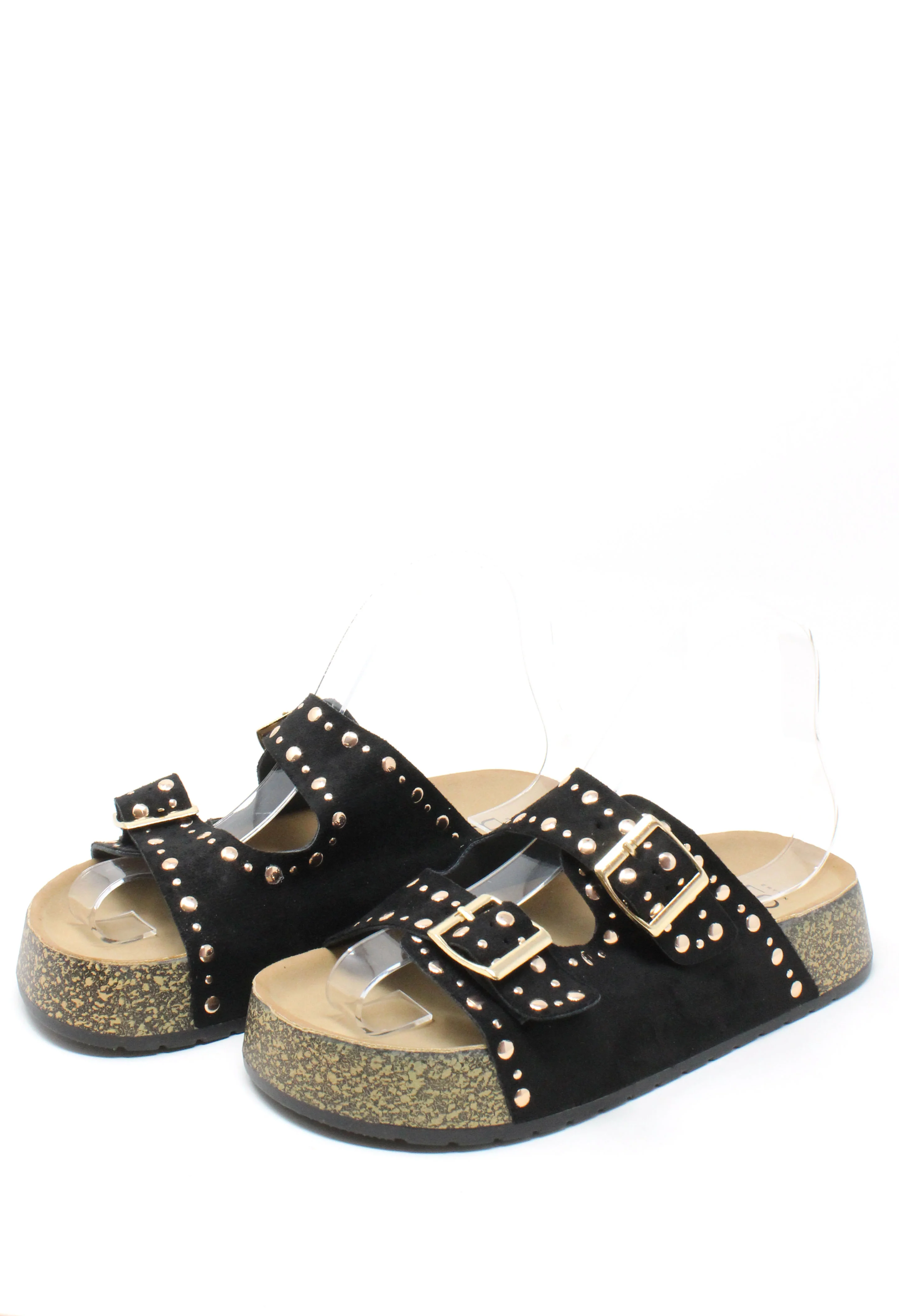 Studded Double Strap Sandals - Image 4