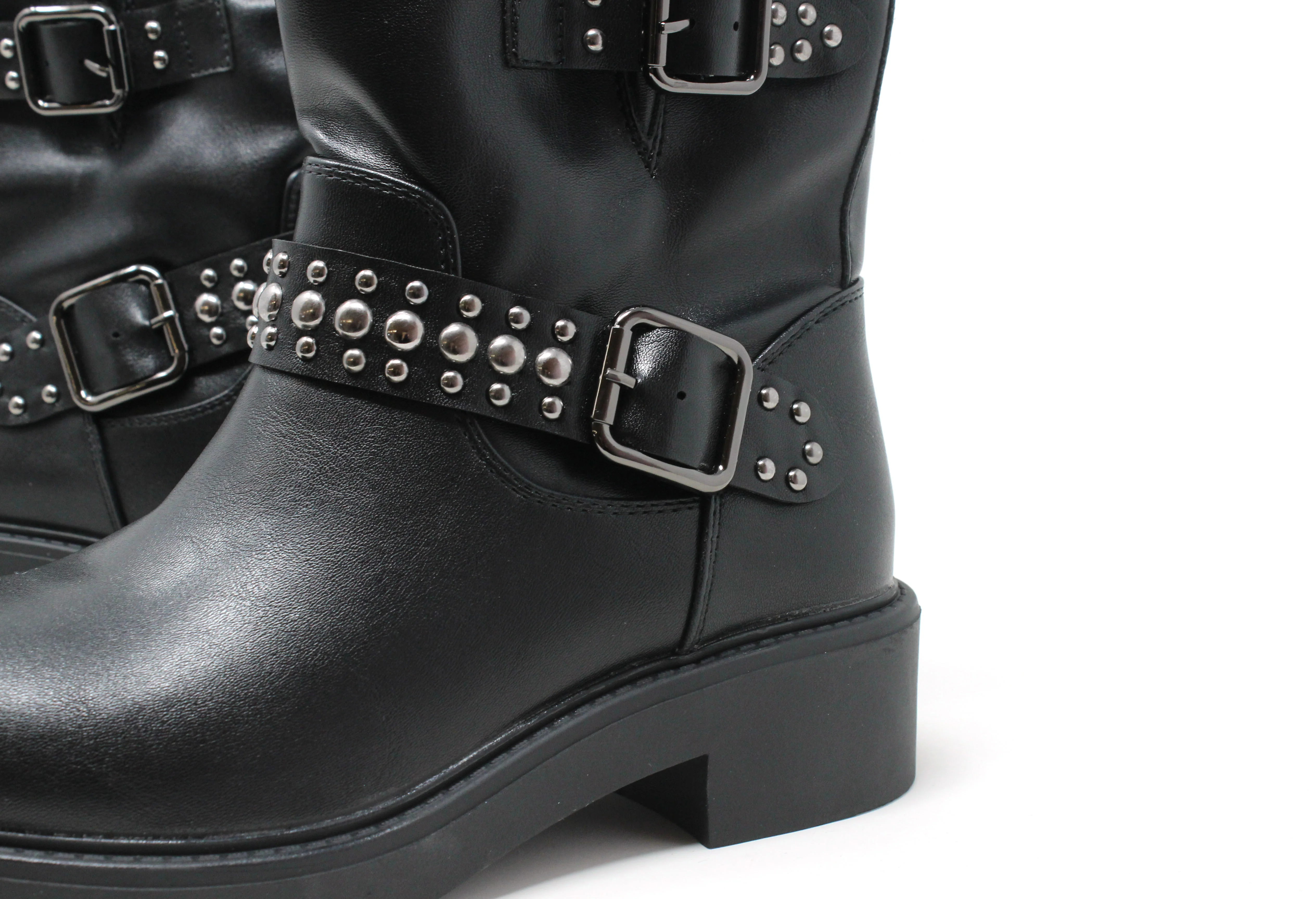 Studded Strap Boot - Image 5